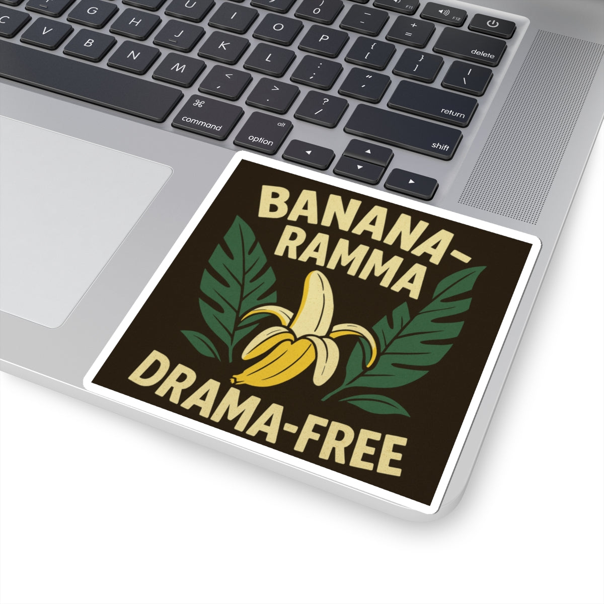 Banana-Ramma Drama-Free Stickers, Quirky Decor, Fun Gifts, Laptop Decals, Unique Party Favors, Summer Vibes