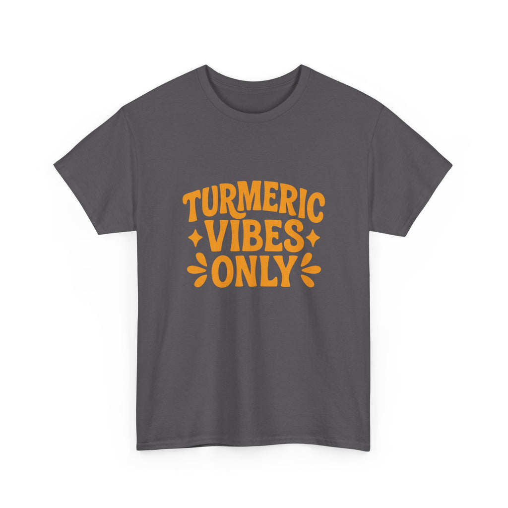 Turmeric Vibes Only Tee - Unisex Heavy Cotton Shirt for Wellness Lovers, Casual Wear, Gift for Friends, Summer Outfits, Mood-Boosting [...]