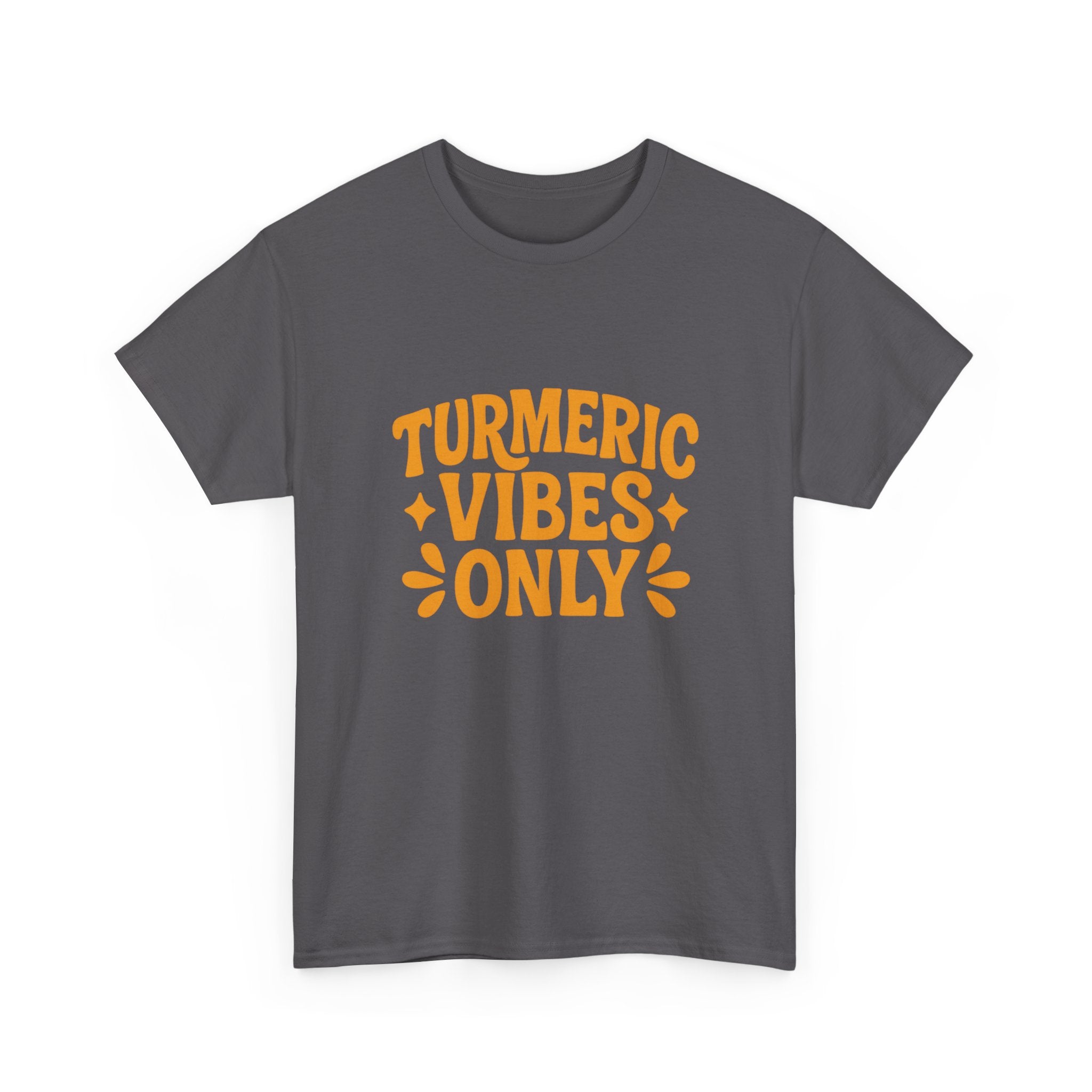 Turmeric Vibes Only Tee - Unisex Heavy Cotton Shirt for Wellness Lovers, Casual Wear, Gift for Friends, Summer Outfits, Mood-Boosting [...]
