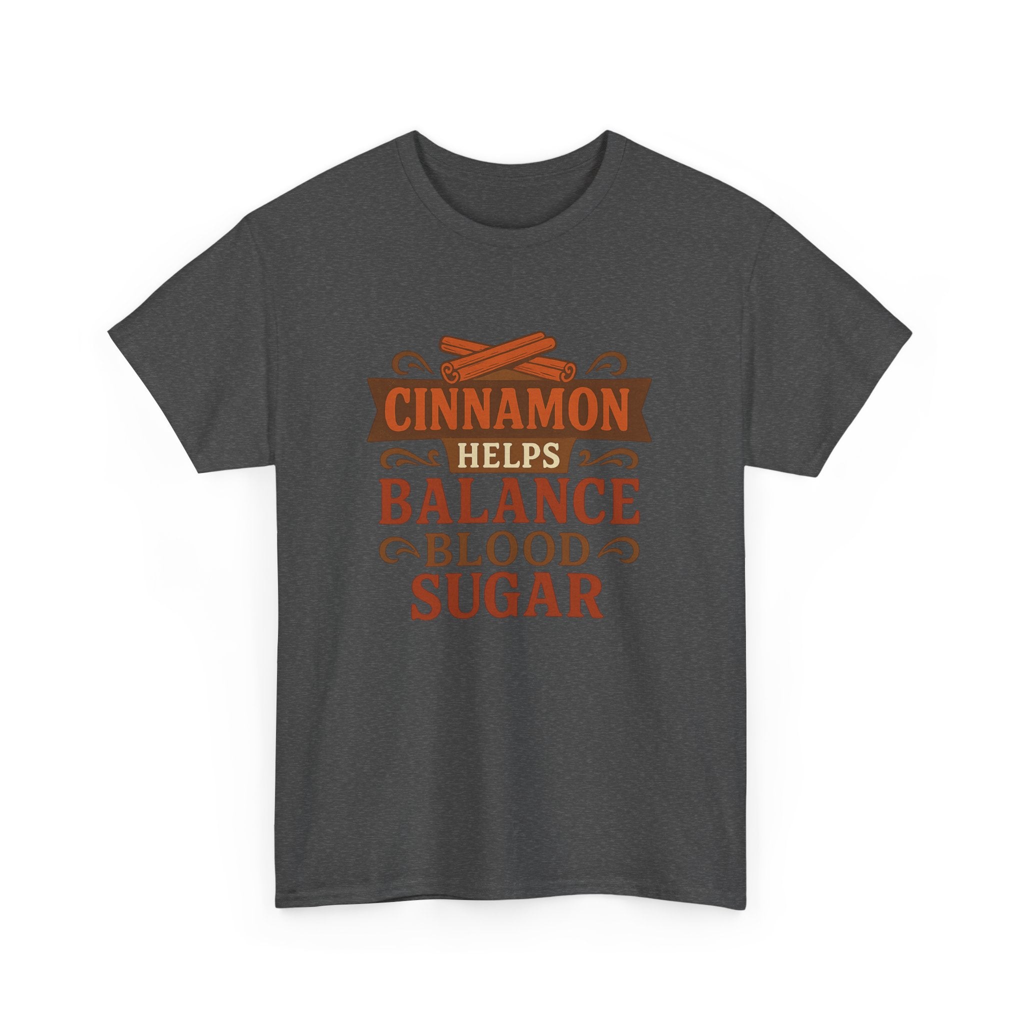 Cinnamon Wellness Tee - Balance Blood Sugar T-Shirt, Health Gift, Unisex Cotton Shirt, Herbal Remedies Apparel, Gift for Health Enthusiasts