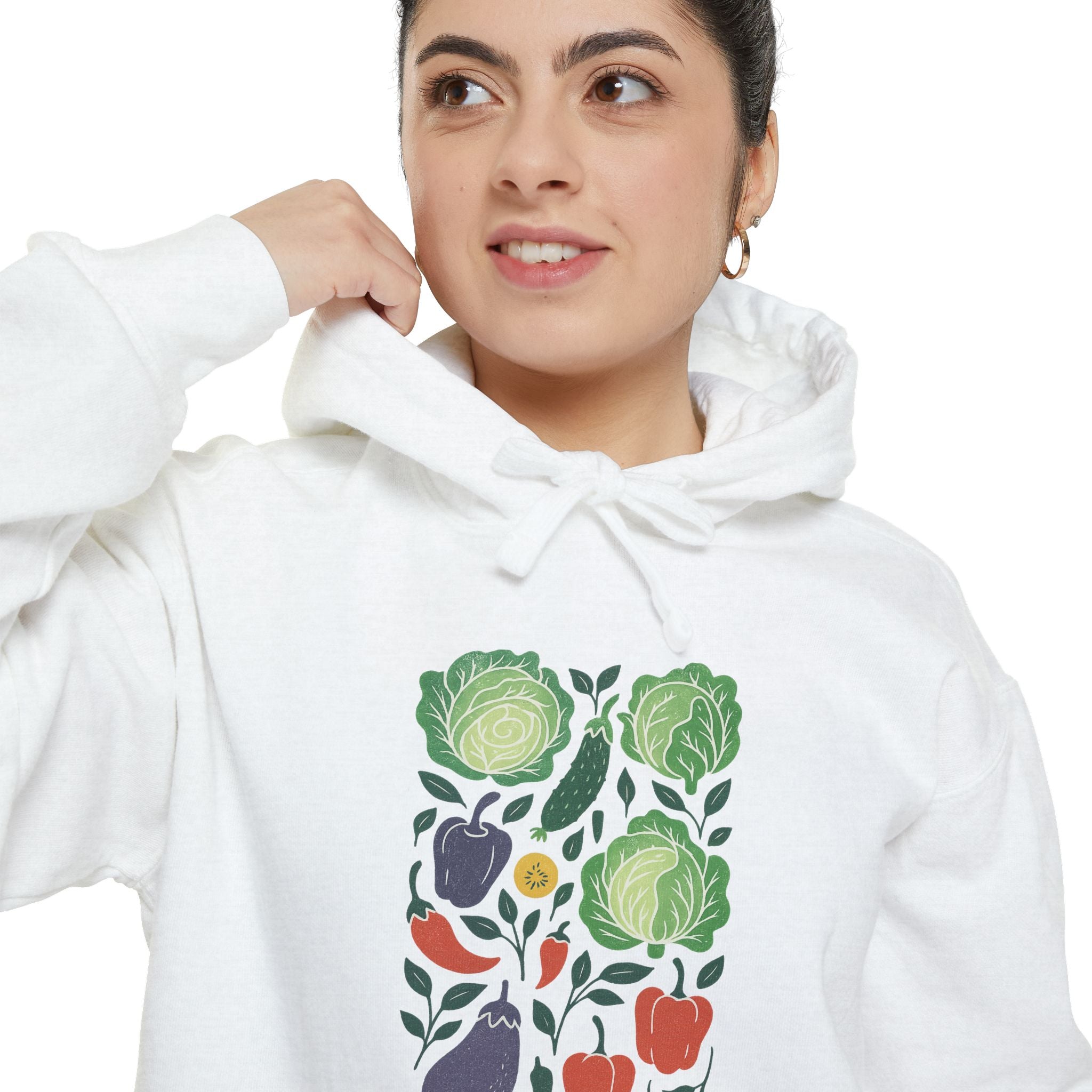 Vegetable Patch Hoodie — Organic Garden Produce Graphic Hoodie
