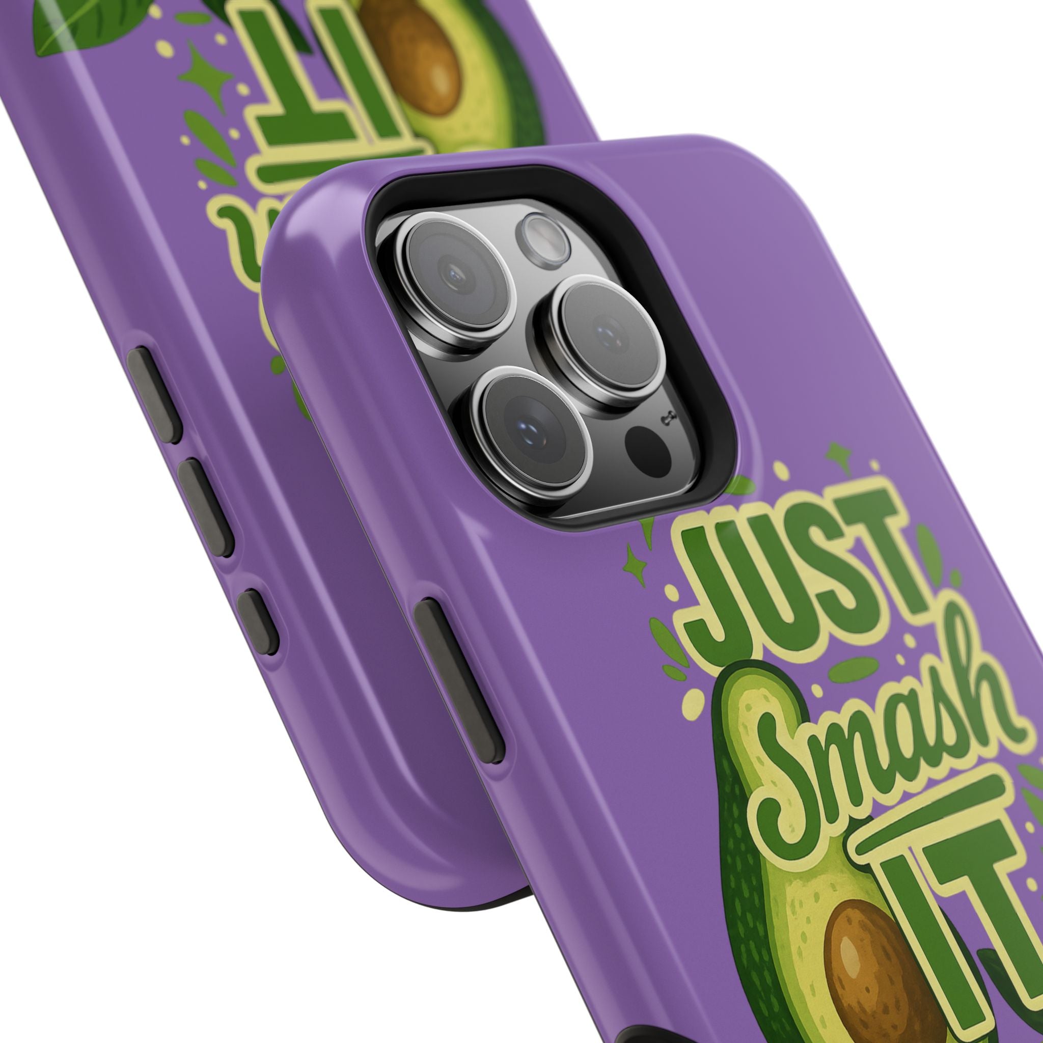 Phone Case — "Just Smash It" Avocado Magnetic Impact-Resistant Case