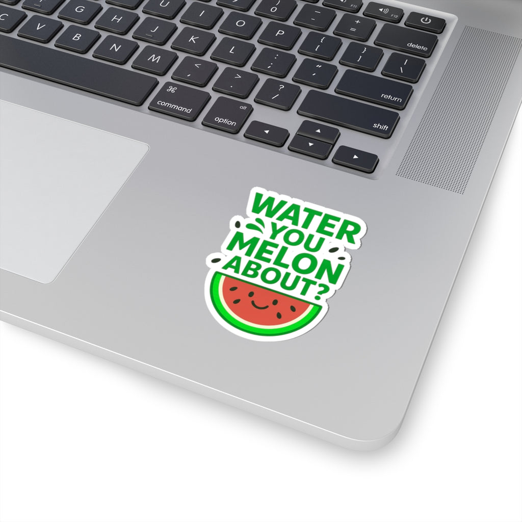 Watermelon Kiss-Cut Stickers, Fun Stickers, Laptop Decals, Summer Vibes, Gift for Fruit Lovers, Cute Decor