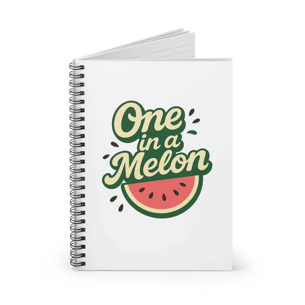 Watermelon Themed Spiral Notebook - Perfect for Summer Fun, Journaling, Gifts, School, and More!