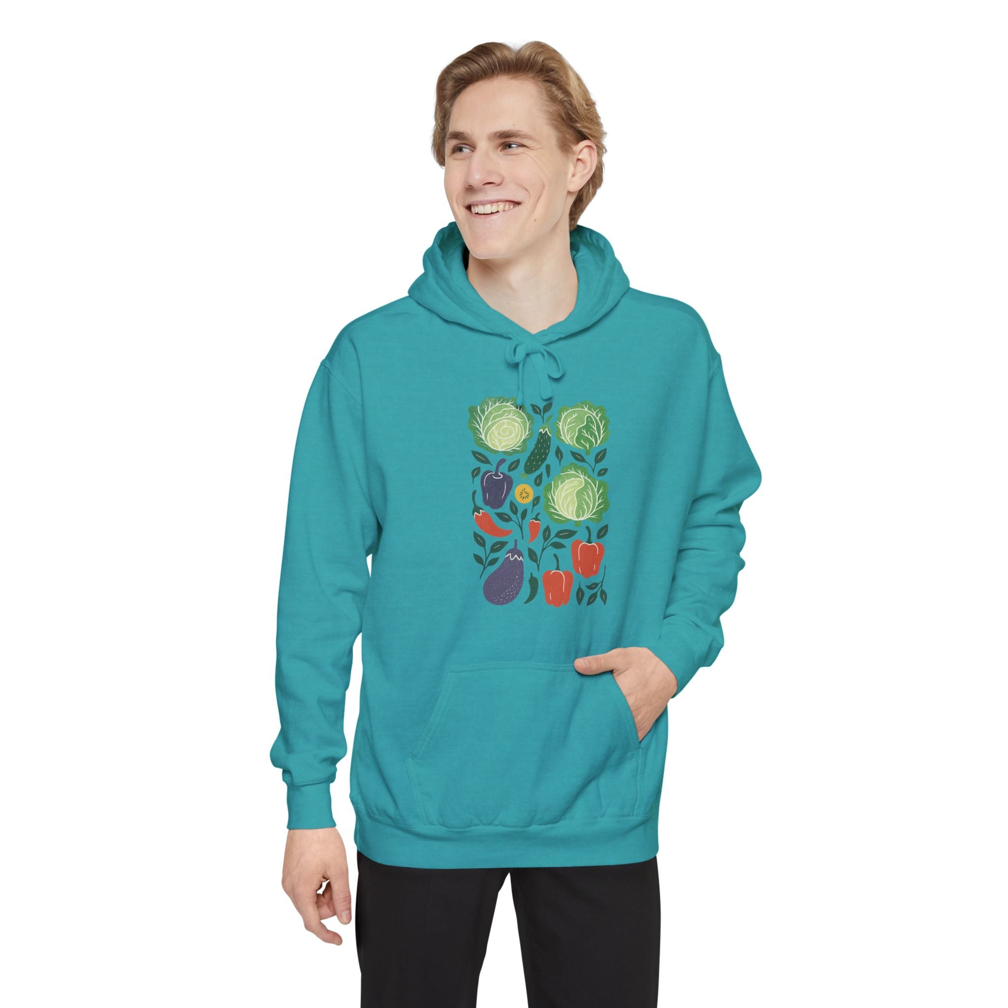 Vegetable Patch Hoodie — Organic Garden Produce Graphic Hoodie