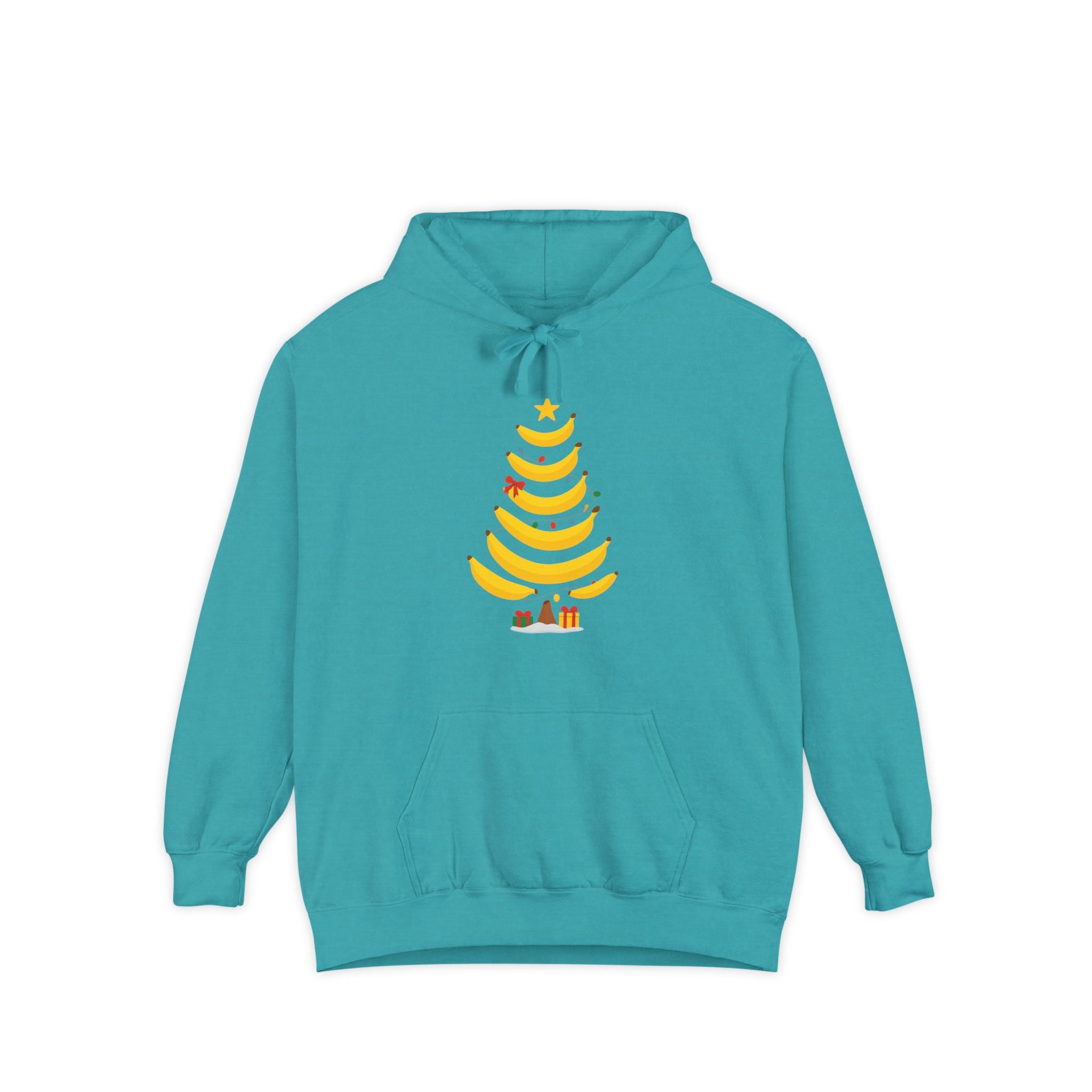 Banana Christmas Tree Hoodie — Novelty Holiday Sweatshirt