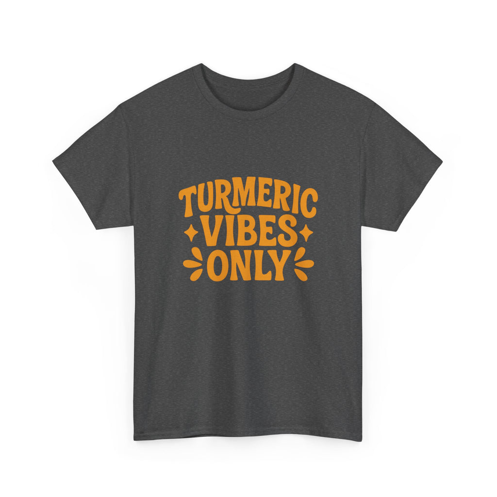 Turmeric Vibes Only Tee - Unisex Heavy Cotton Shirt for Wellness Lovers, Casual Wear, Gift for Friends, Summer Outfits, Mood-Boosting [...]