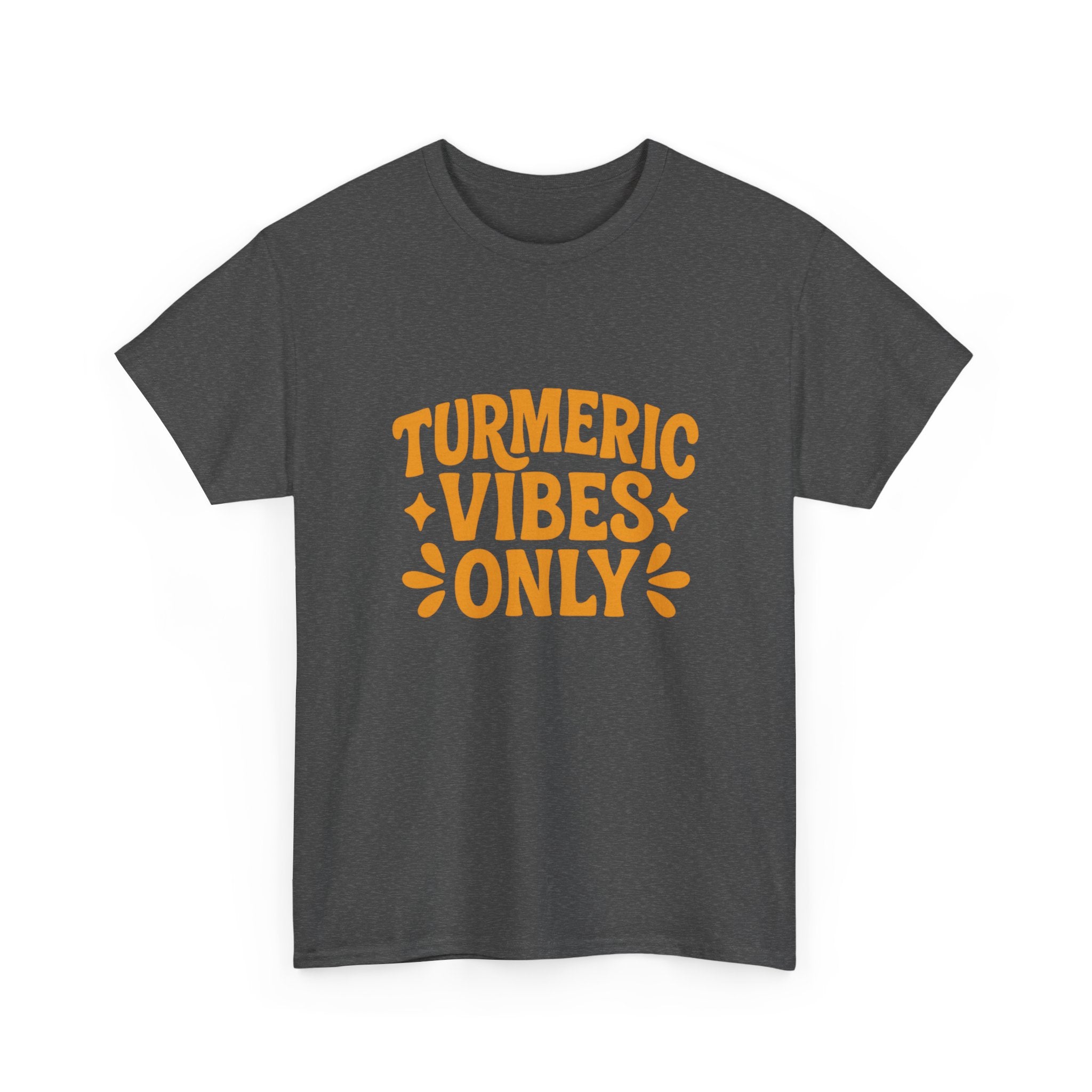 Turmeric Vibes Only Tee - Unisex Heavy Cotton Shirt for Wellness Lovers, Casual Wear, Gift for Friends, Summer Outfits, Mood-Boosting [...]