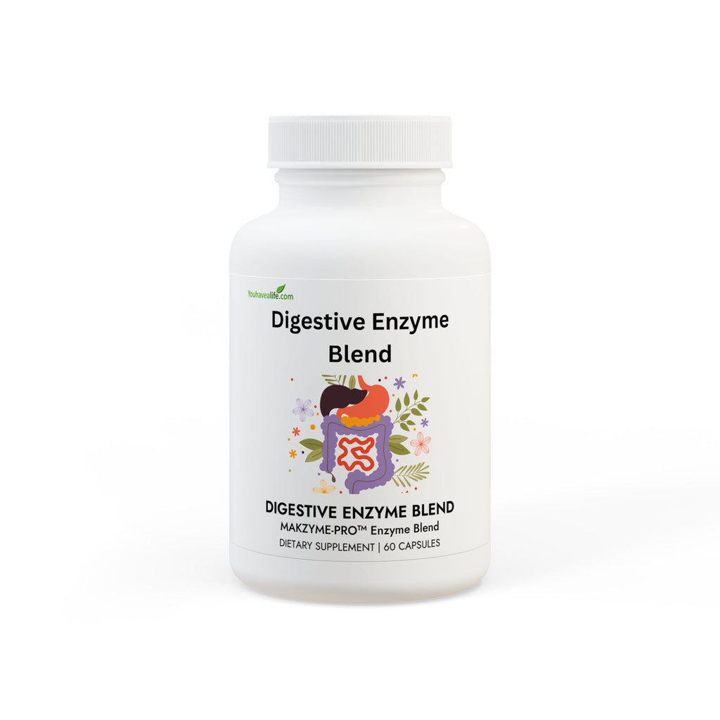 Digestive Enzyme Blend Supplement (60 Capsules)