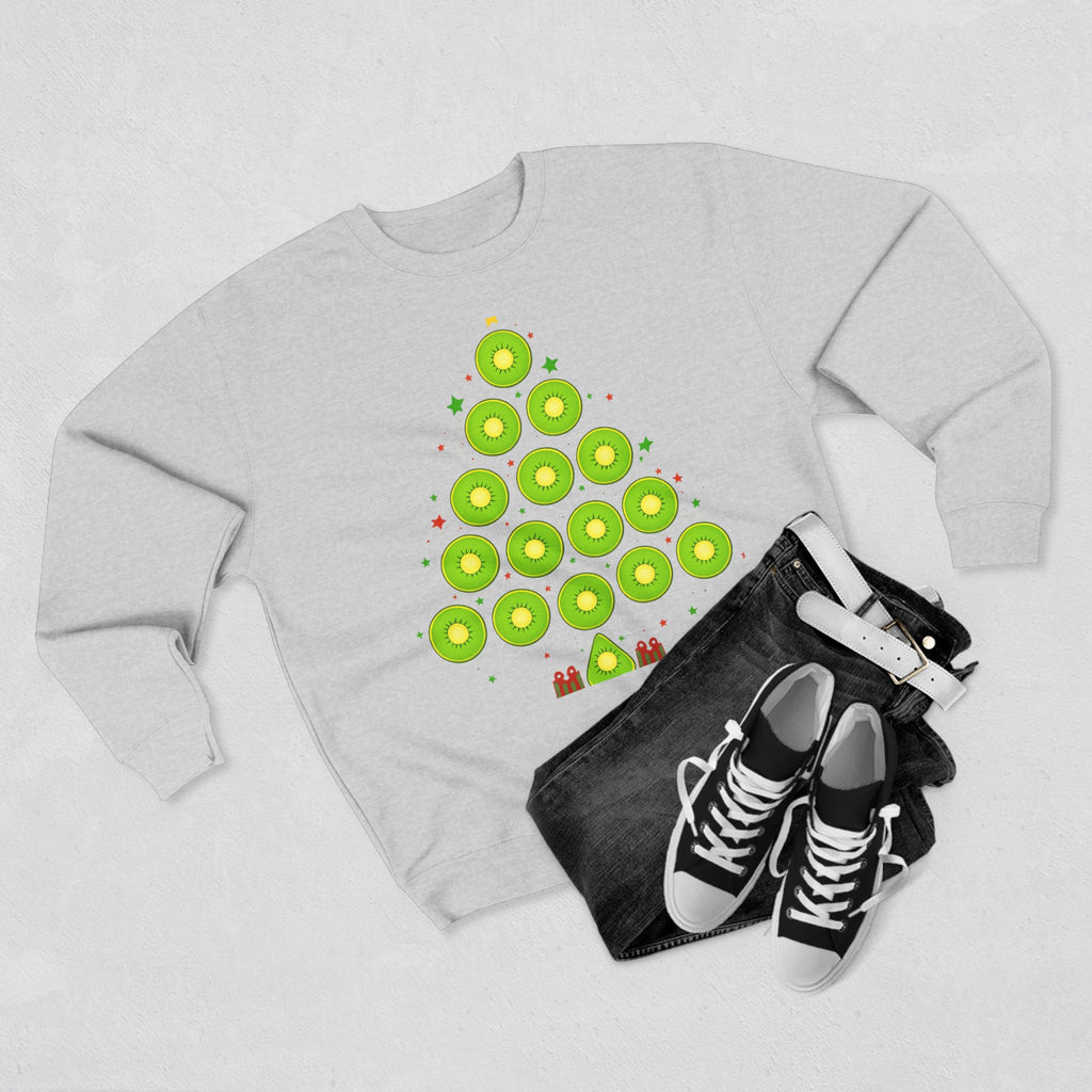 Avocado Christmas Tree Sweatshirt — Festive Holiday Crewneck