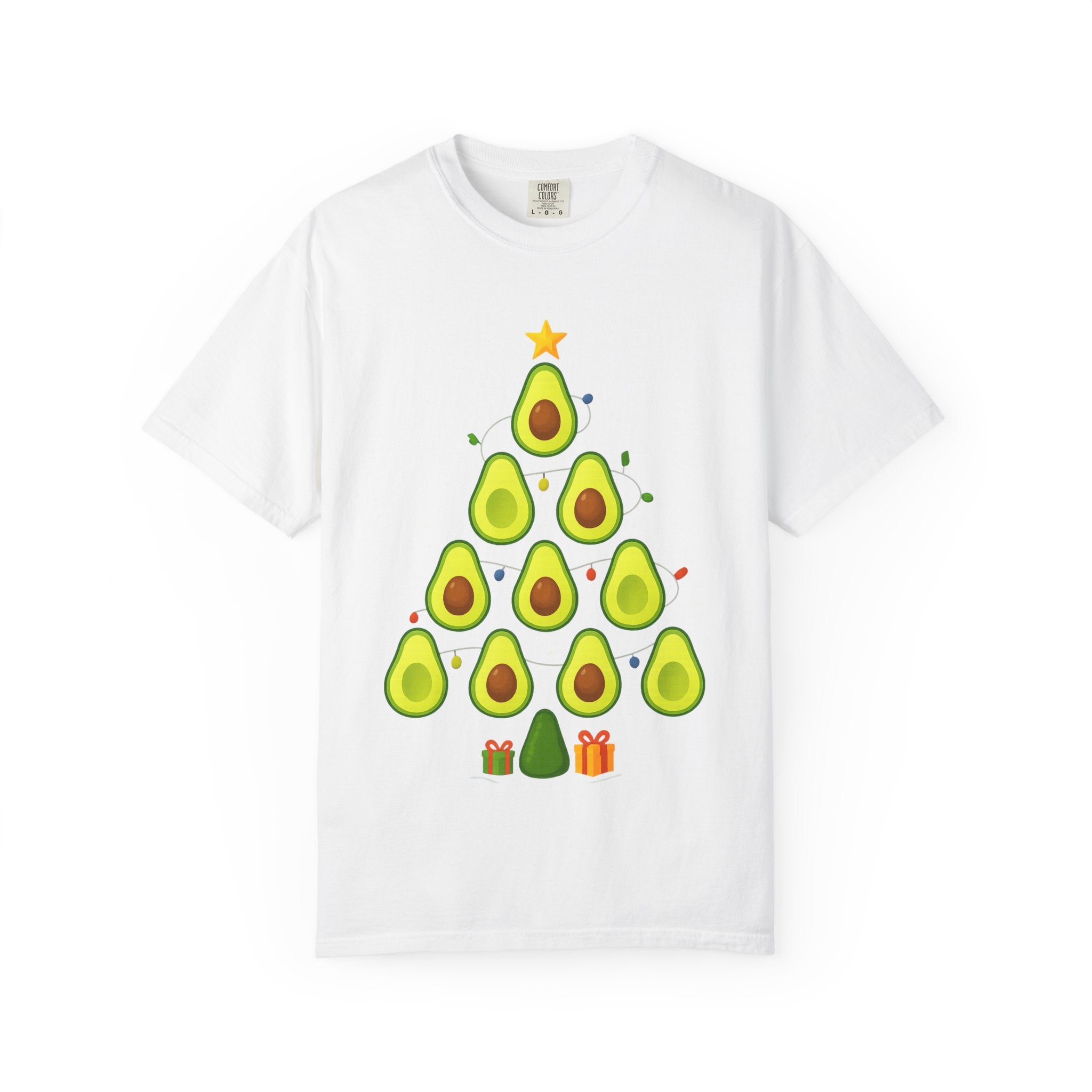Avocado Christmas Tree T-Shirt — Funny Holiday Avocado Tee