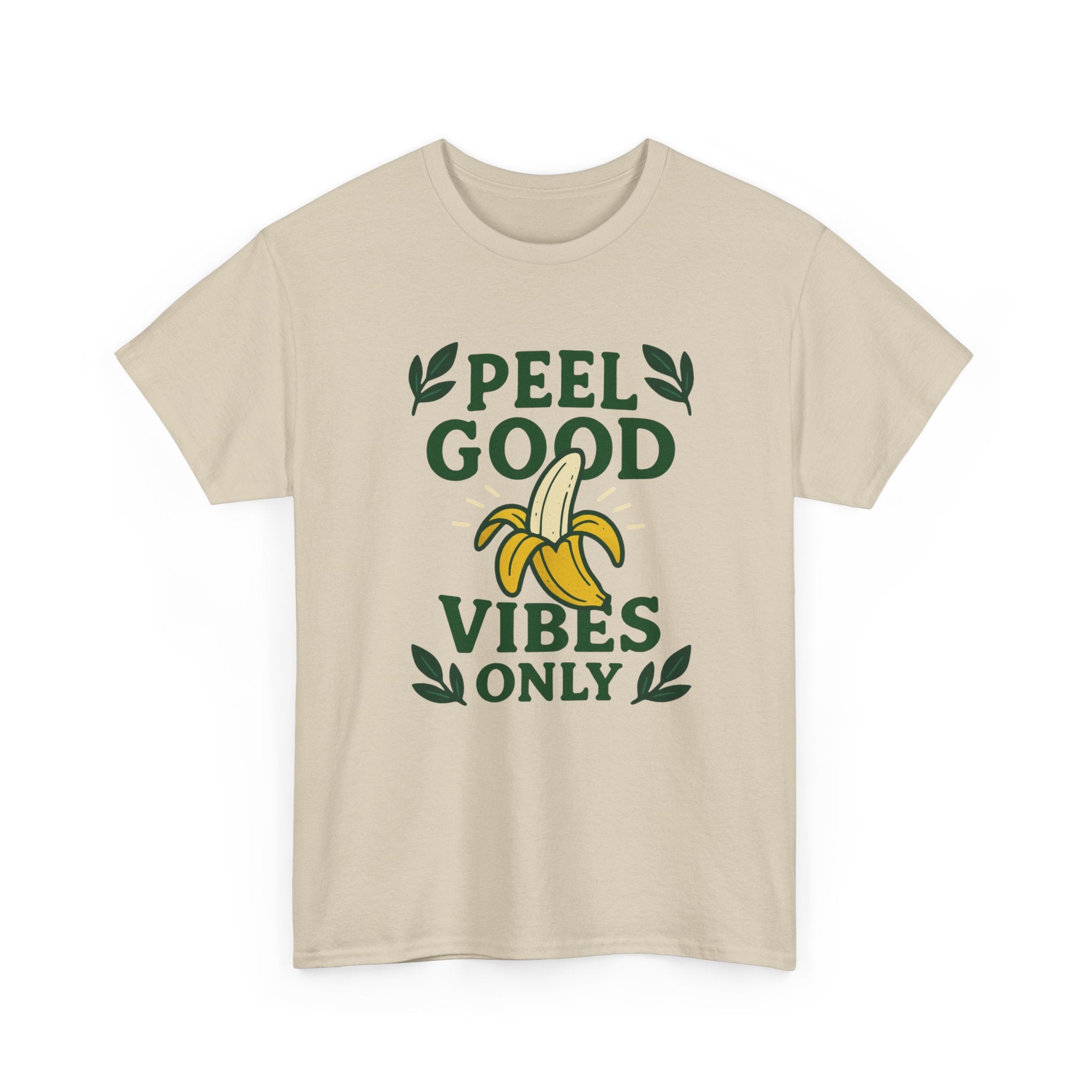 Peel Good Vibes Only Tee, Fun Casual T-Shirt, Summer Vibes Shirt, Gift for Banana Lovers, Cute Graphic Tee