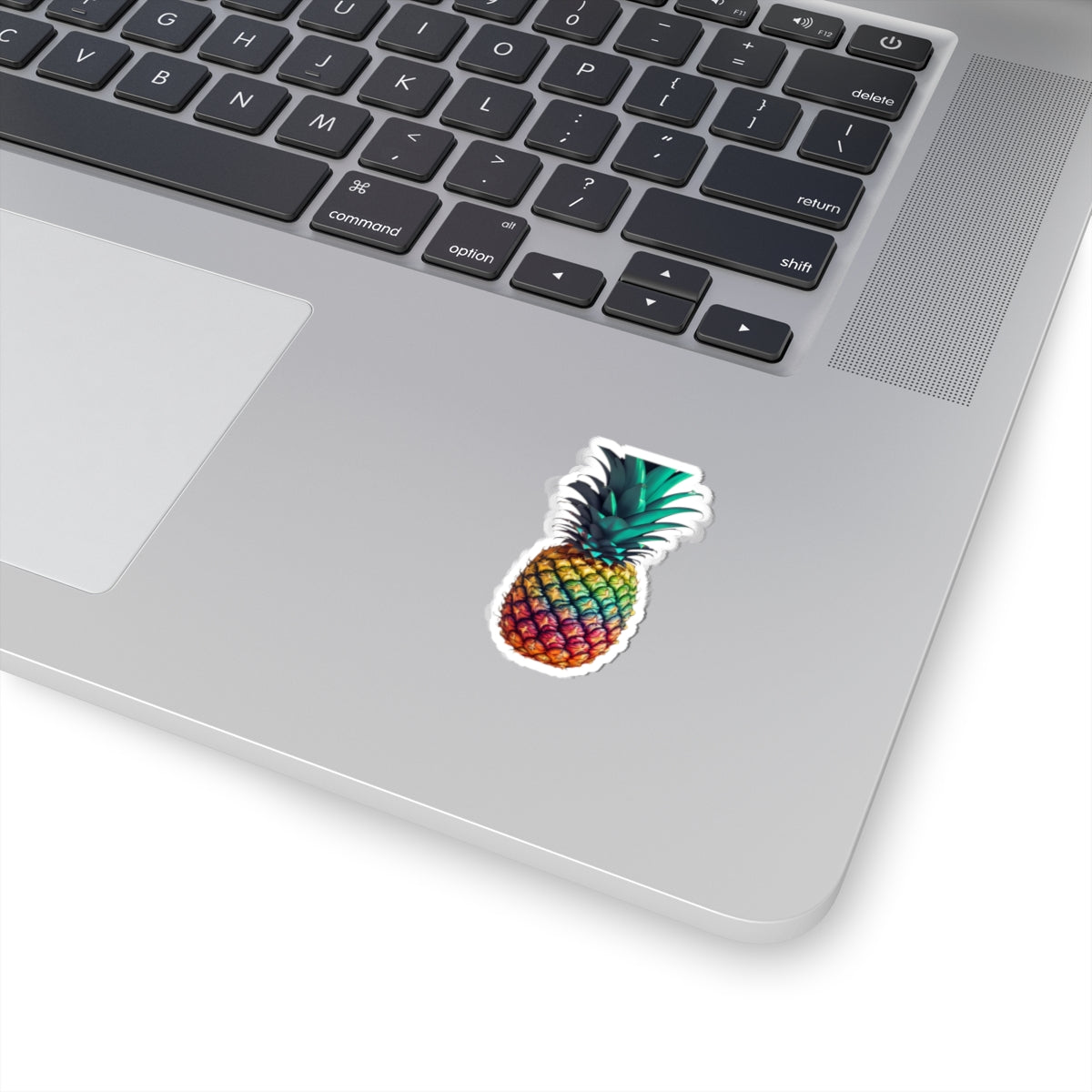 Vibrant Pineapple Kiss-Cut Stickers, Fun Decor, Laptop Accessories, Journal Decor, Tropical Vibe, Summer Party Favors