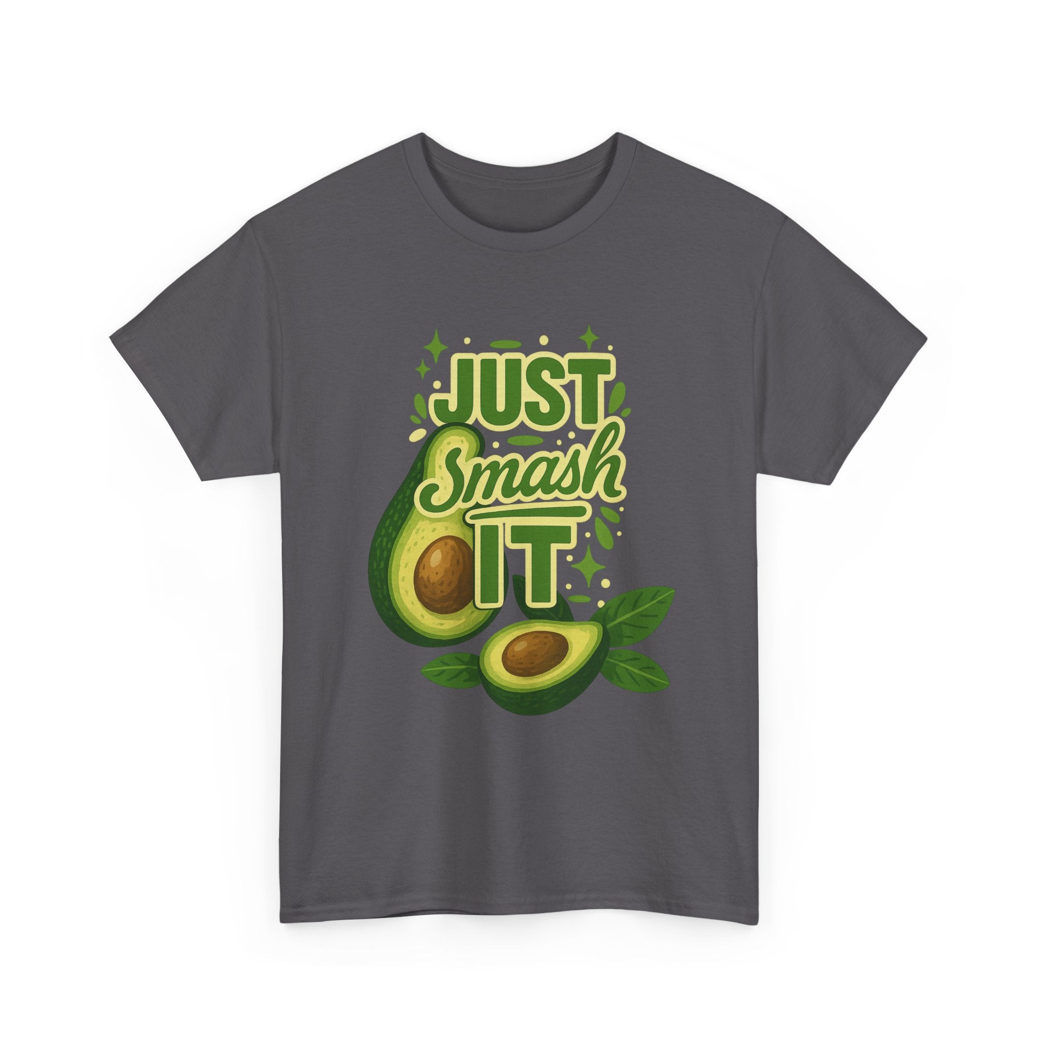 Avocado Lover Tee, Just Smash It T-Shirt, Funny Foodie Tee, Gift for Foodie Friends, Avocado Day Apparel, Casual Everyday Wear