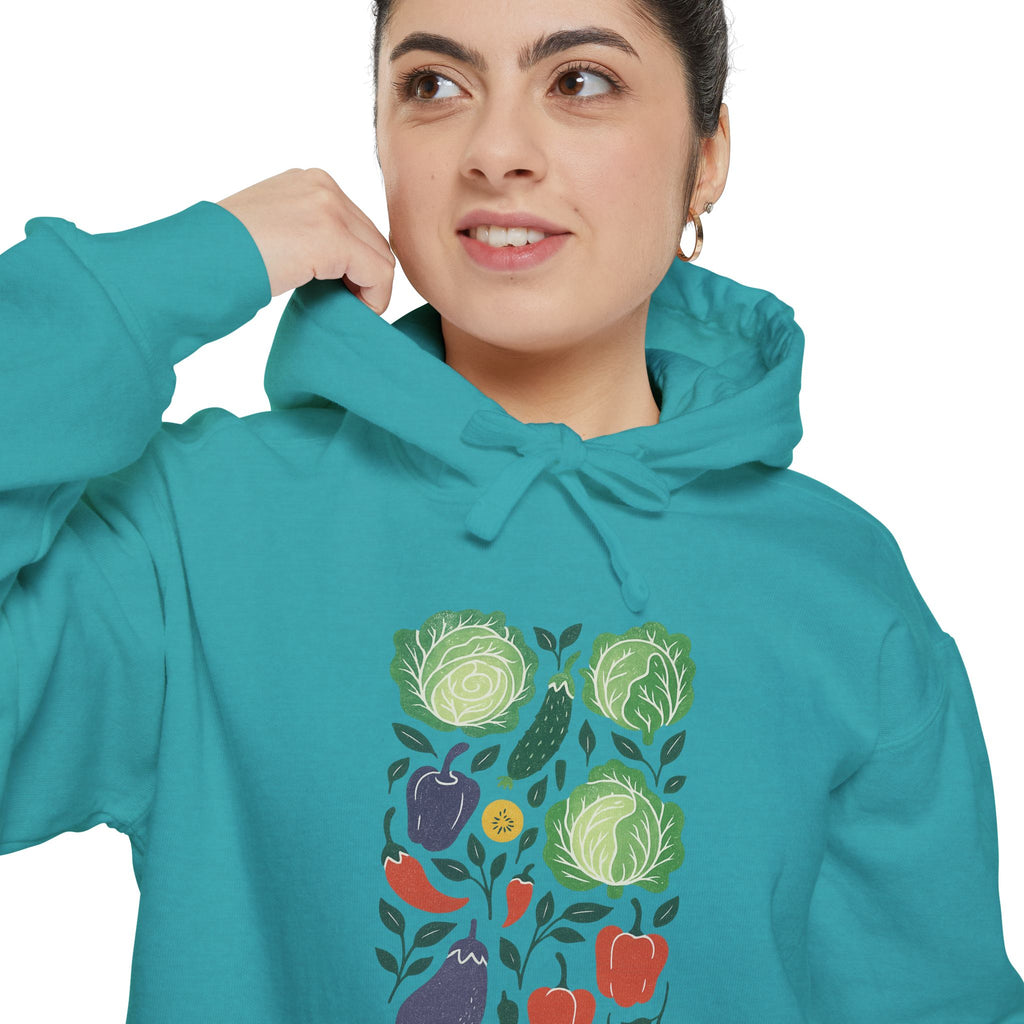 Vegetable Patch Hoodie — Organic Garden Produce Graphic Hoodie