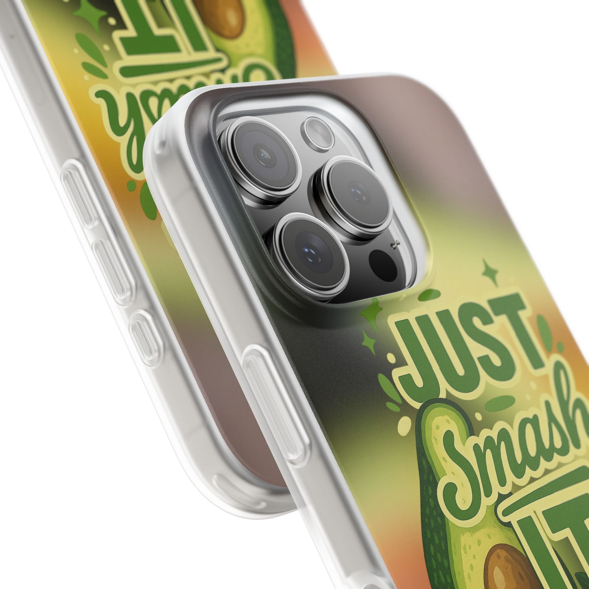 Phone Case - "Just Smash It" Avocado Design