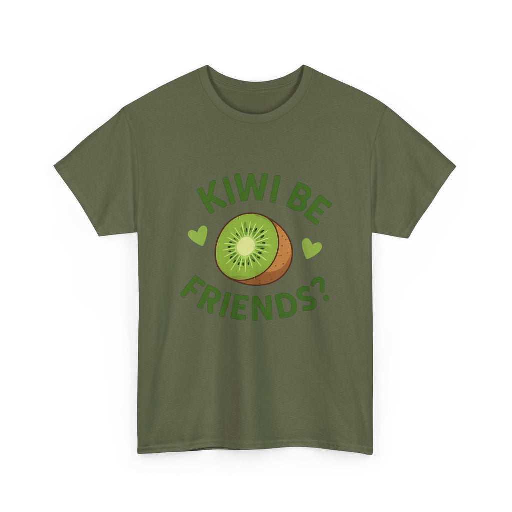 Cute Kiwi Friends Unisex Tee - Fun Graphic T-Shirt for Fruit Lovers, Perfect for Casual Wear, Gifts, Birthdays, and Summer