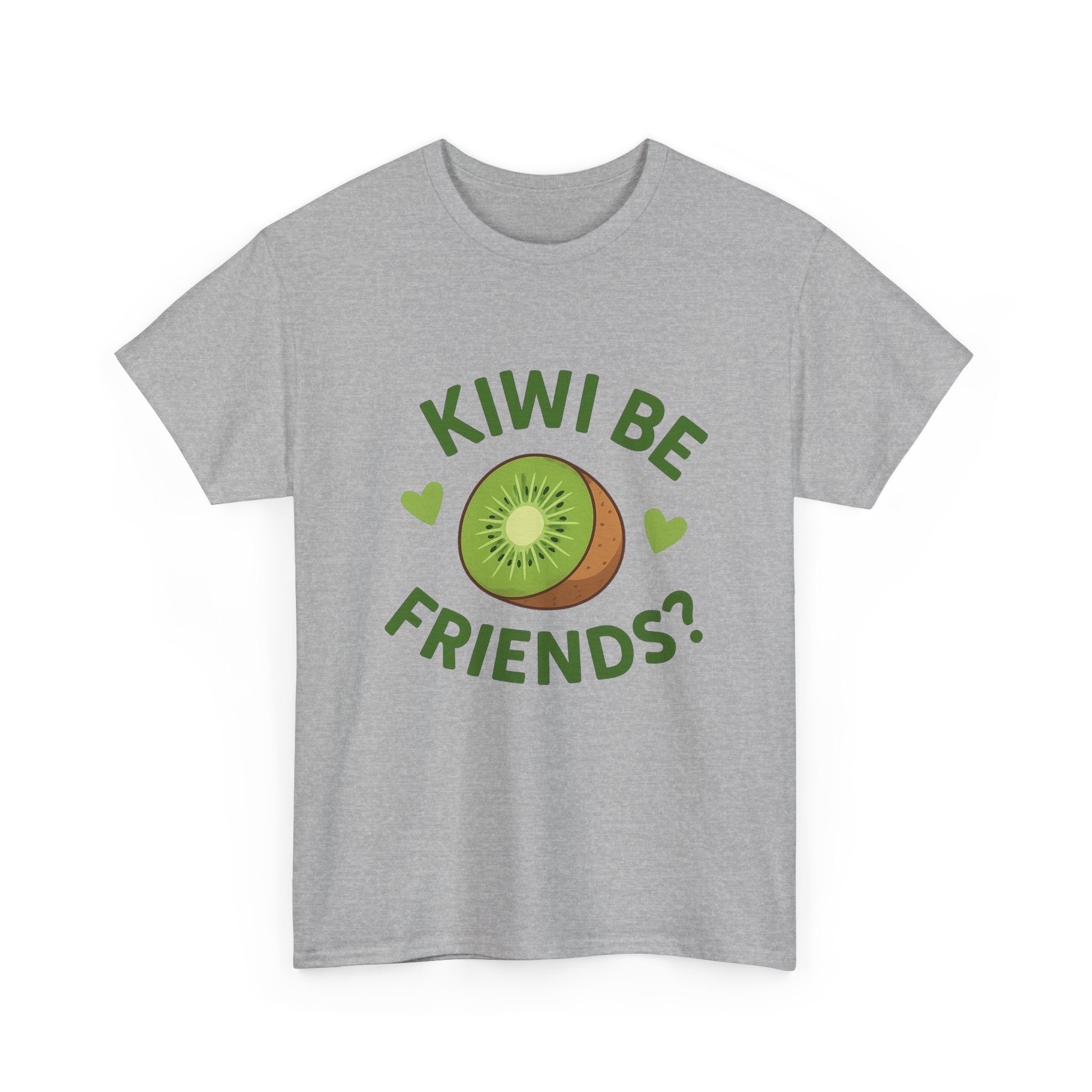 Cute Kiwi Friends Unisex Tee - Fun Graphic T-Shirt for Fruit Lovers, Perfect for Casual Wear, Gifts, Birthdays, and Summer