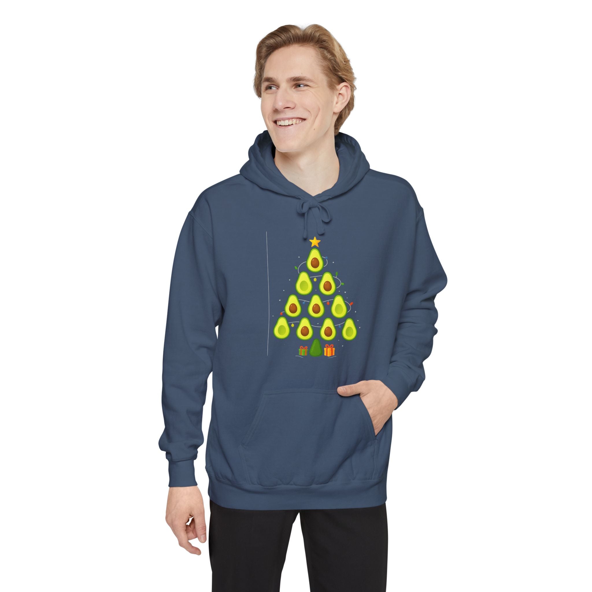 Avocado Christmas Tree Hoodie — Cute Holiday Avocado Tree Sweatshirt