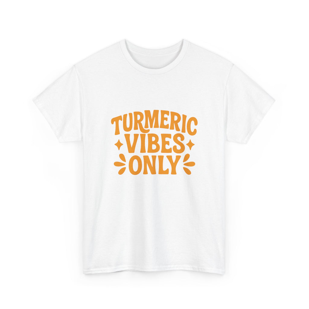 Turmeric Vibes Only Tee - Unisex Heavy Cotton Shirt for Wellness Lovers, Casual Wear, Gift for Friends, Summer Outfits, Mood-Boosting [...]