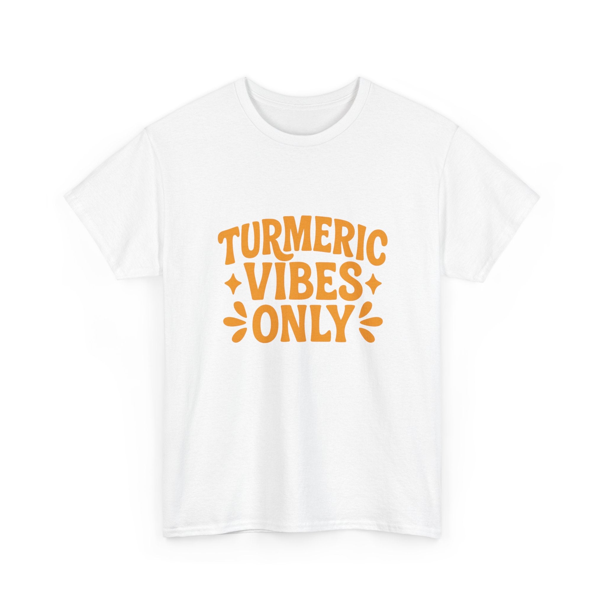 Turmeric Vibes Only Tee - Unisex Heavy Cotton Shirt for Wellness Lovers, Casual Wear, Gift for Friends, Summer Outfits, Mood-Boosting [...]