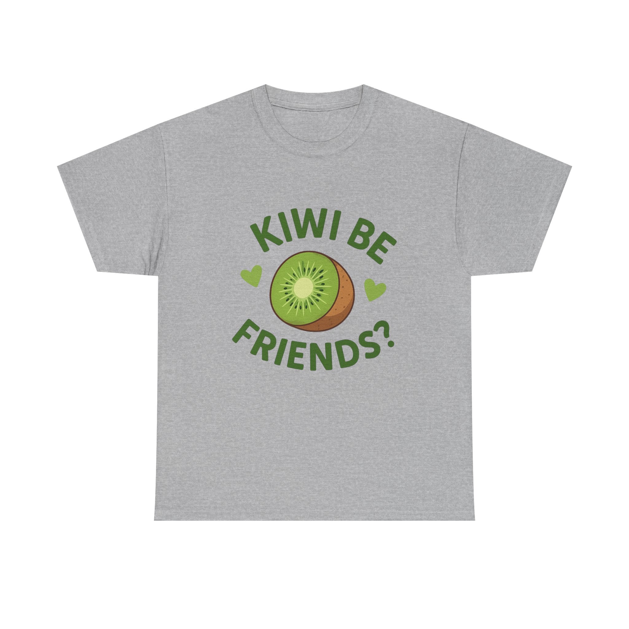 Cute Kiwi Friends Unisex Tee - Fun Graphic T-Shirt for Fruit Lovers, Perfect for Casual Wear, Gifts, Birthdays, and Summer