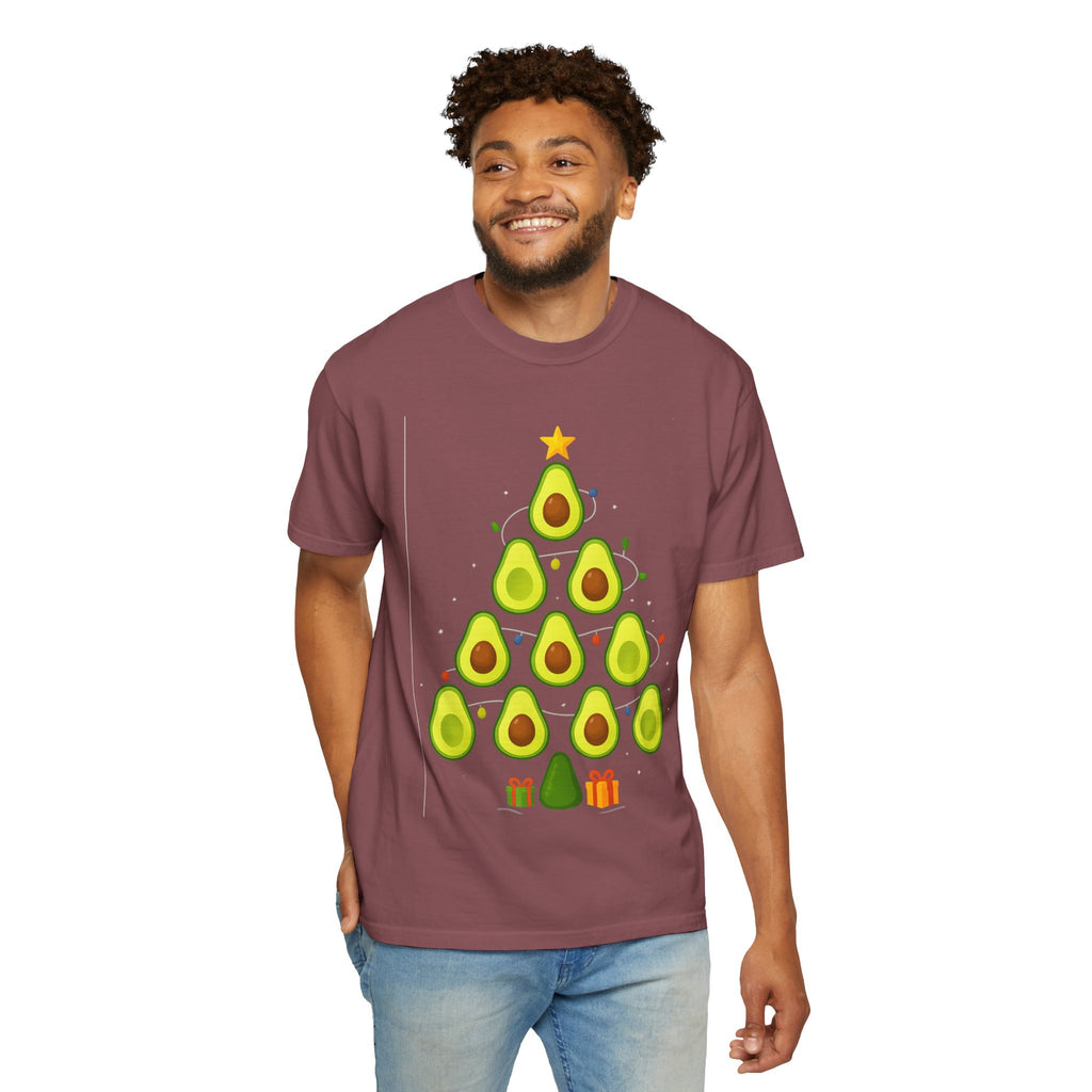 Avocado Christmas Tree T-Shirt — Funny Holiday Avocado Tee