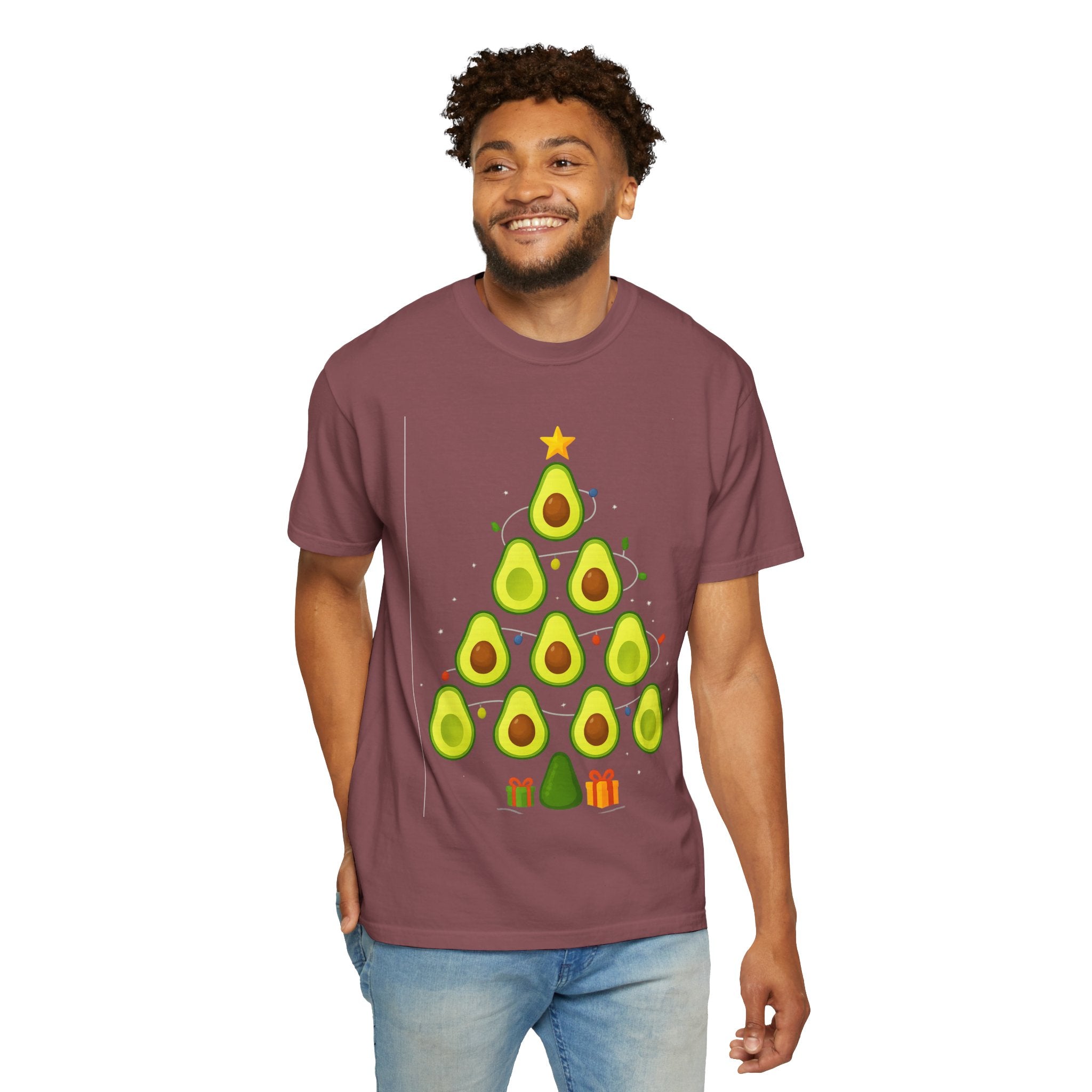 Avocado Christmas Tree T-Shirt — Funny Holiday Avocado Tee