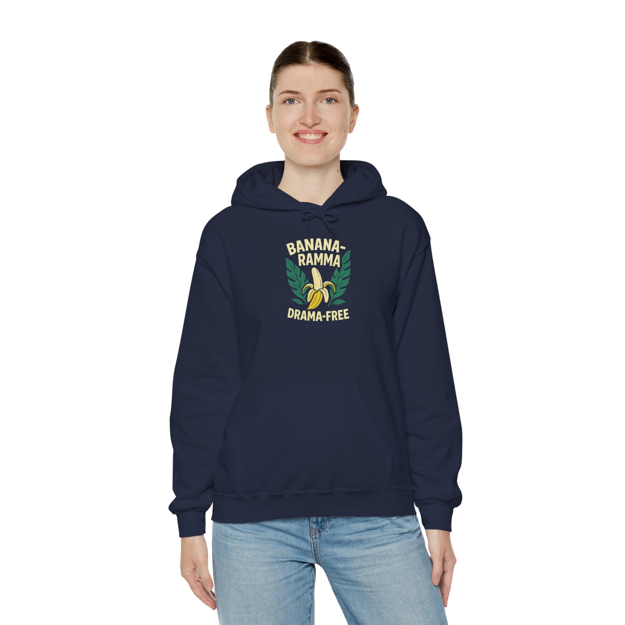 Banana Vibes Unisex Hooded Sweatshirt | Cozy Gift for Fruit Lovers, Casual Wear, Unique Style, Fun Fashion, Summer Outings