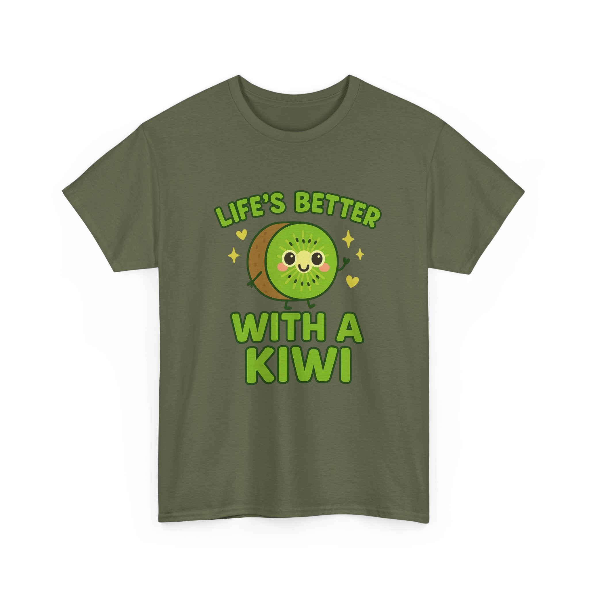 Playful Kiwi Tee - Life's Better with a Kiwi, Fun T-Shirt, Unisex Cotton Shirt, Gift for Fruit Lovers, Cute Apparel
