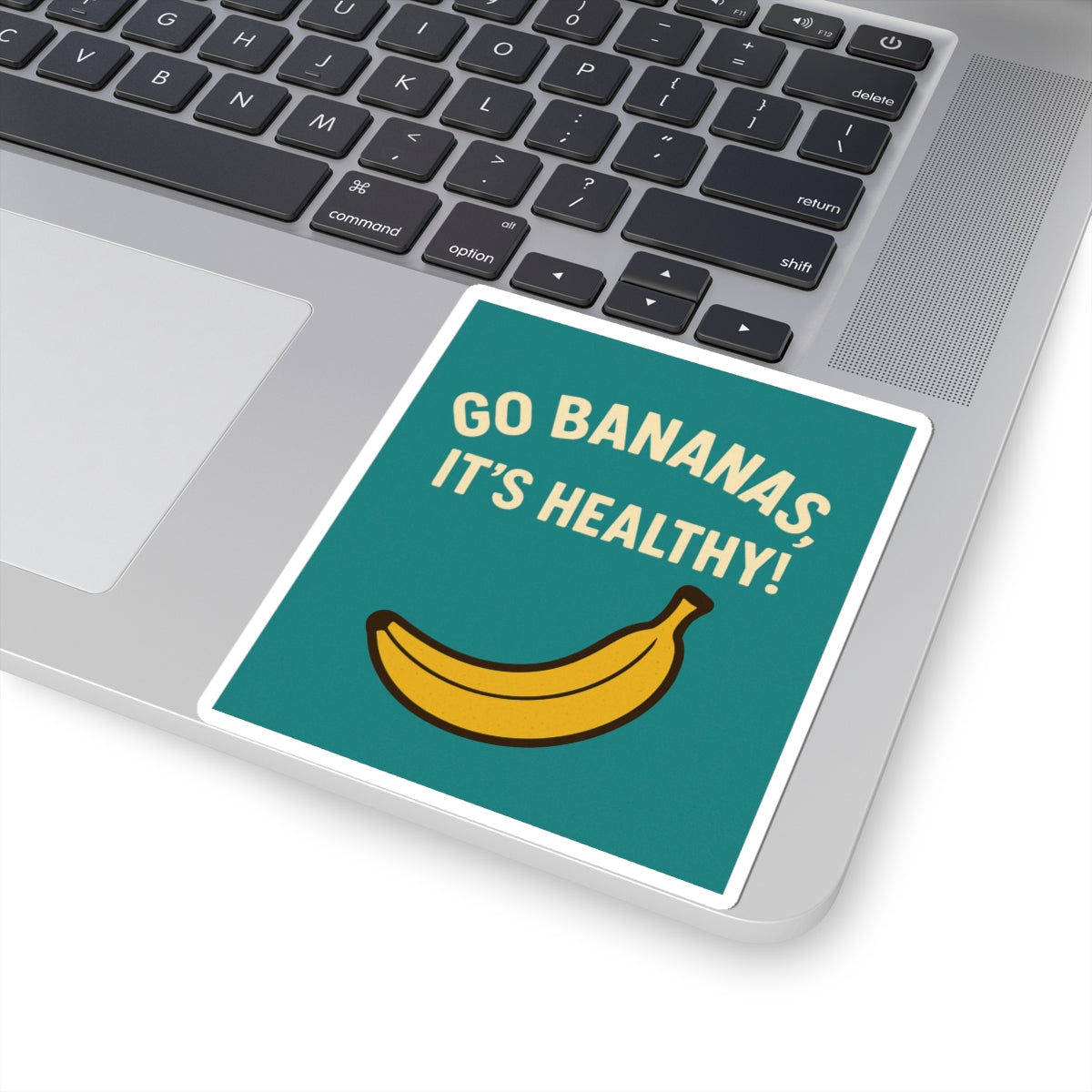 Fun Banana Stickers, Cute Go Bananas Decor, Healthy Lifestyle Vinyl, Laptop Stickers, Fruit-Themed Gifts, Whimsical Home Accessories