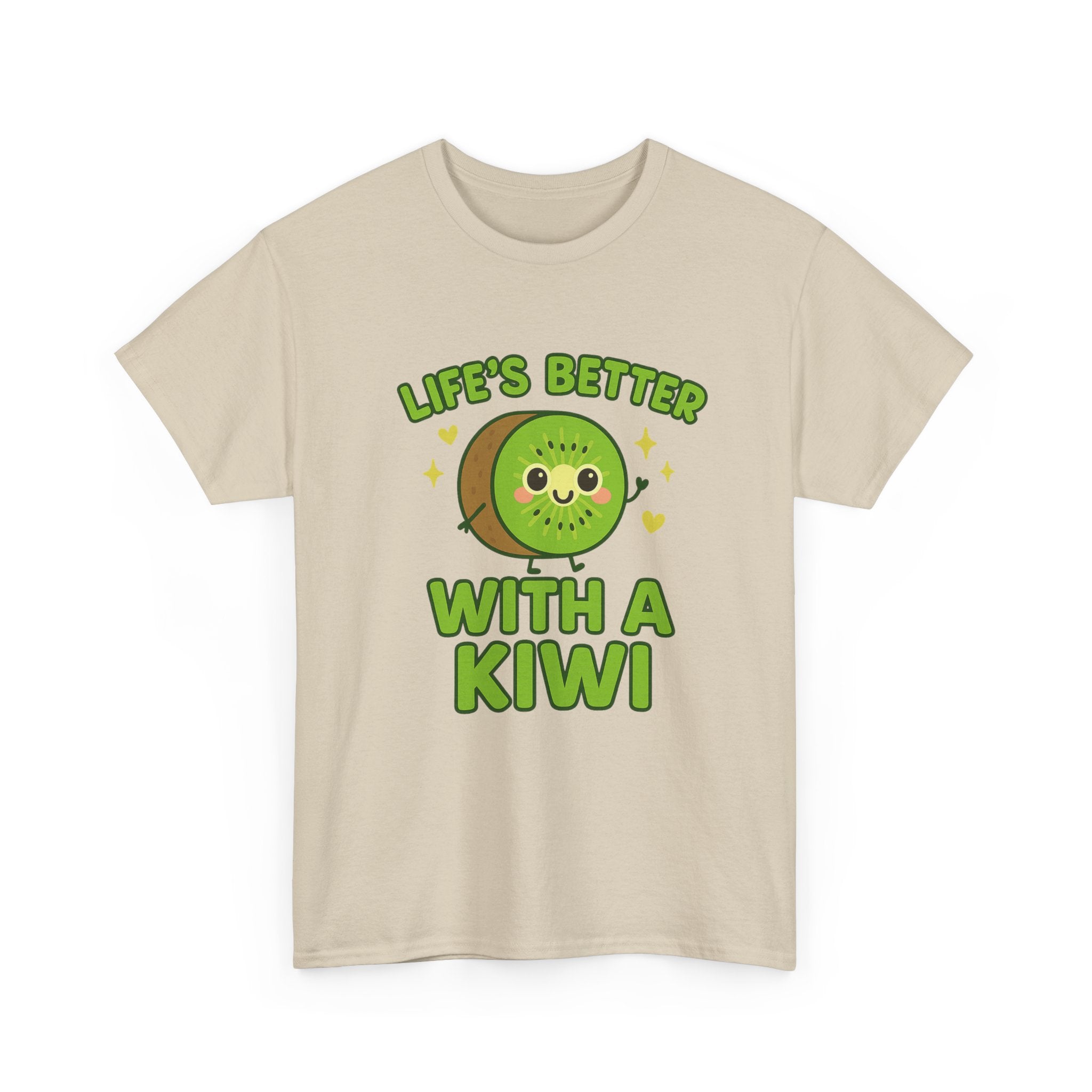 Playful Kiwi Tee - Life's Better with a Kiwi, Fun T-Shirt, Unisex Cotton Shirt, Gift for Fruit Lovers, Cute Apparel