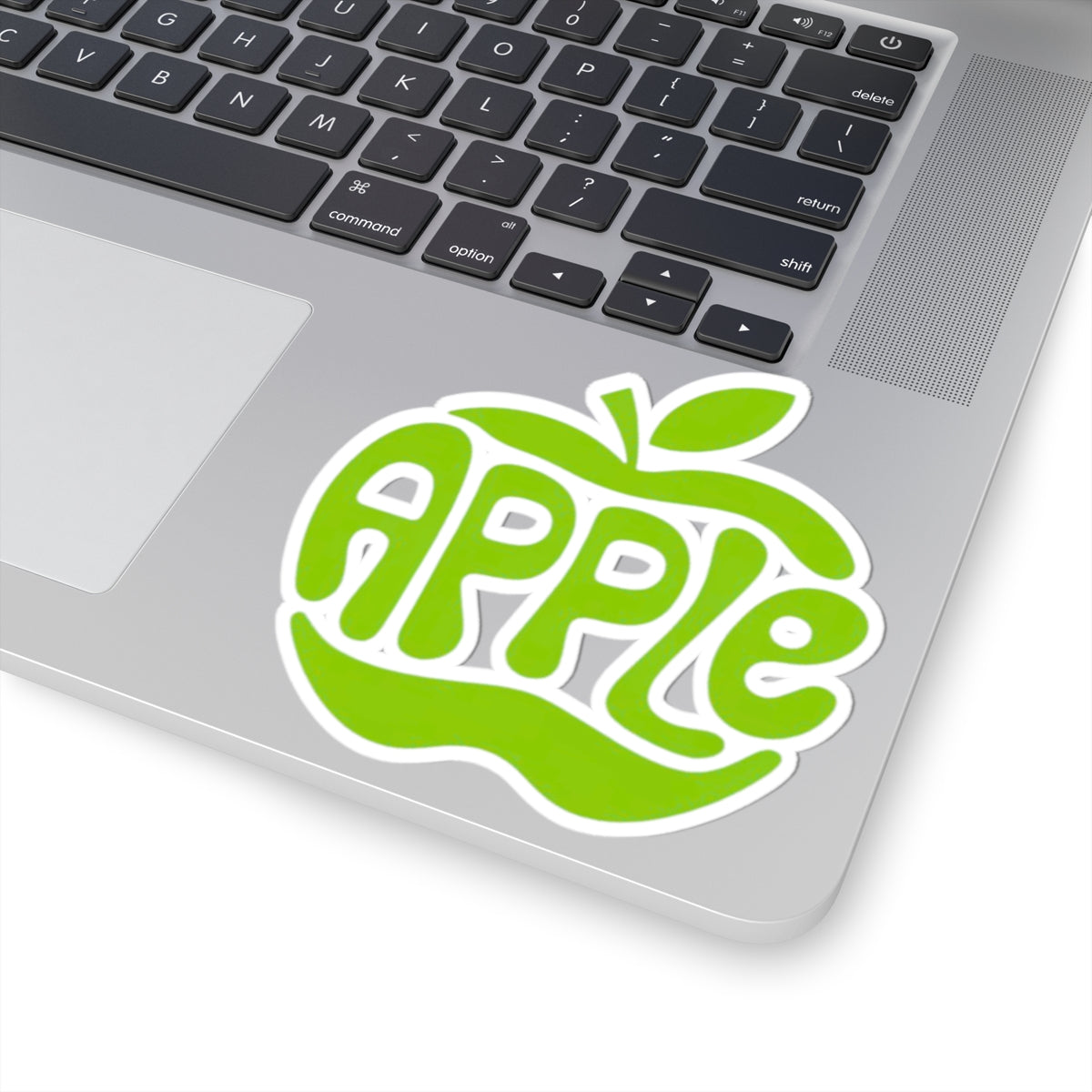 Vibrant Apple Kiss-Cut Stickers, Fun Fruit Decor, Laptop Stickers, Playful Gift, Vinyl Decals for Students or Teachers