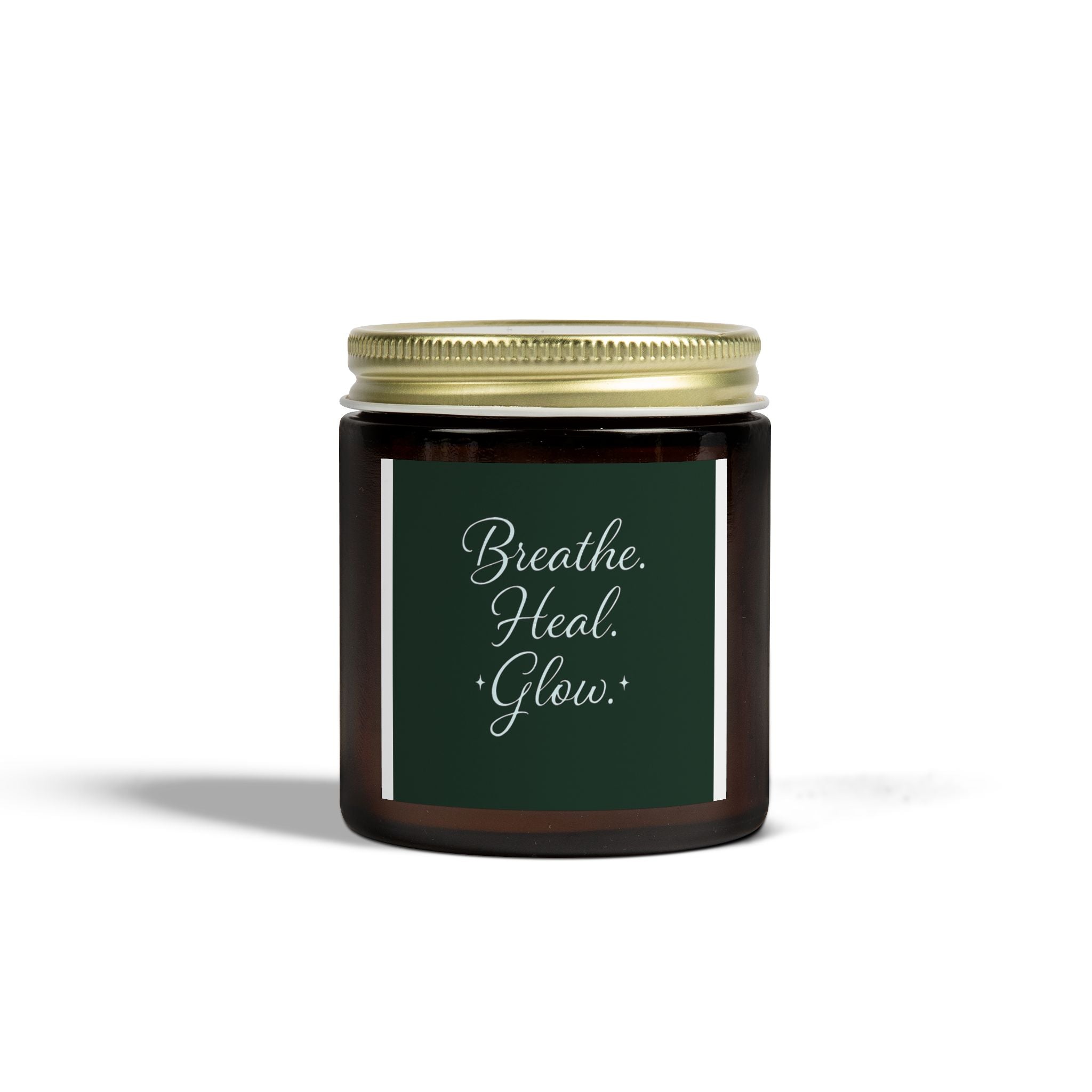 Breathe. Heal. Glow. Scented Candle - Relaxing Gift, Home Decor, Spa Experience, Aromatherapy, Wellness