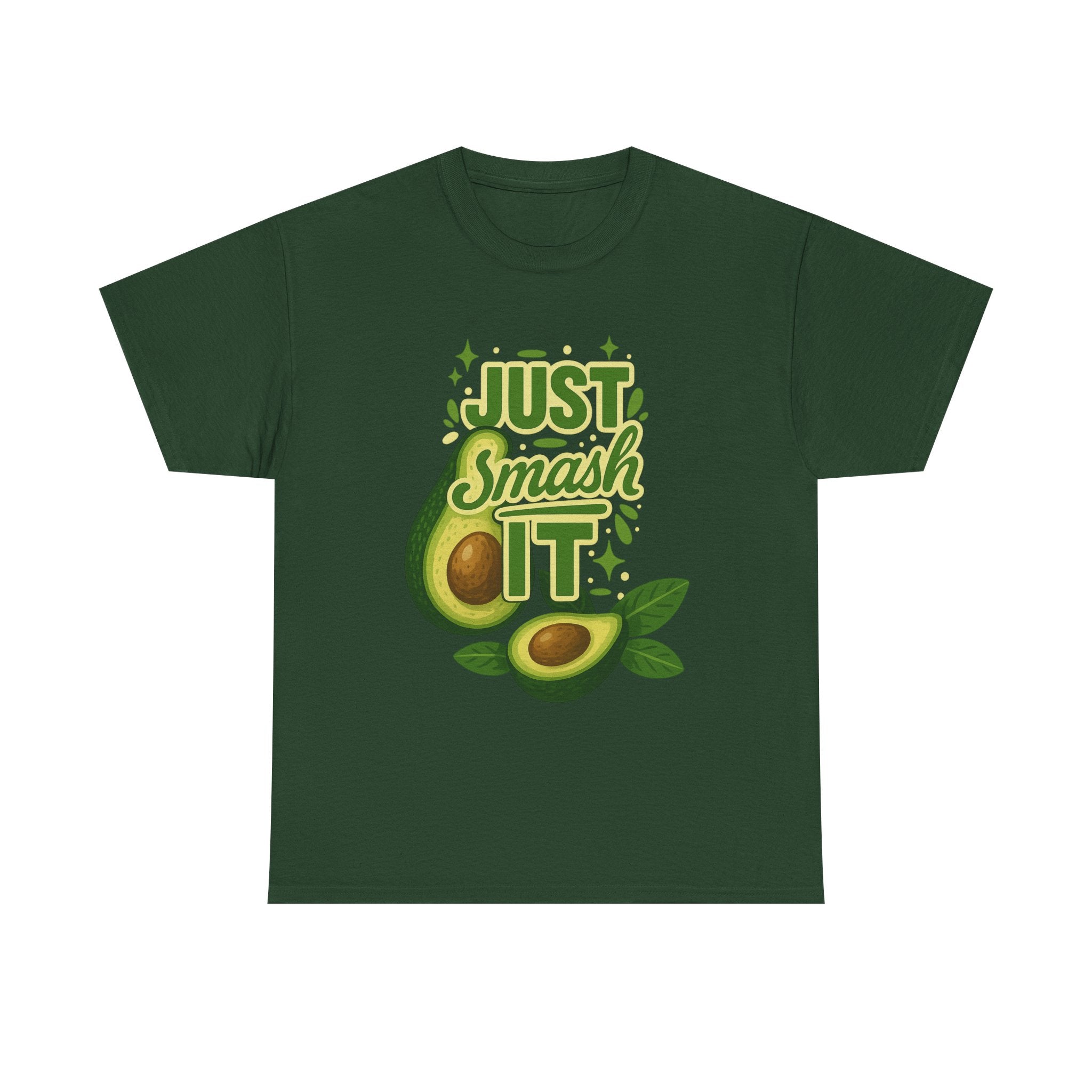Avocado Lover Tee, Just Smash It T-Shirt, Funny Foodie Tee, Gift for Foodie Friends, Avocado Day Apparel, Casual Everyday Wear