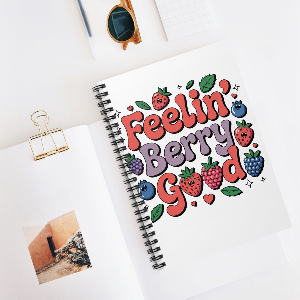 Feelin' Berry Good Spiral Notebook