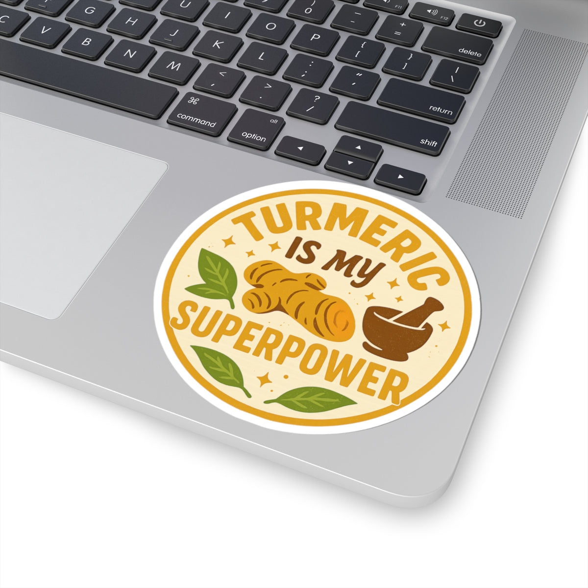 Turmeric Superpower Stickers - Wellness, Health, Decor, Gifts, Laptop Decor, Planner Accessories, Kitchen Essentials