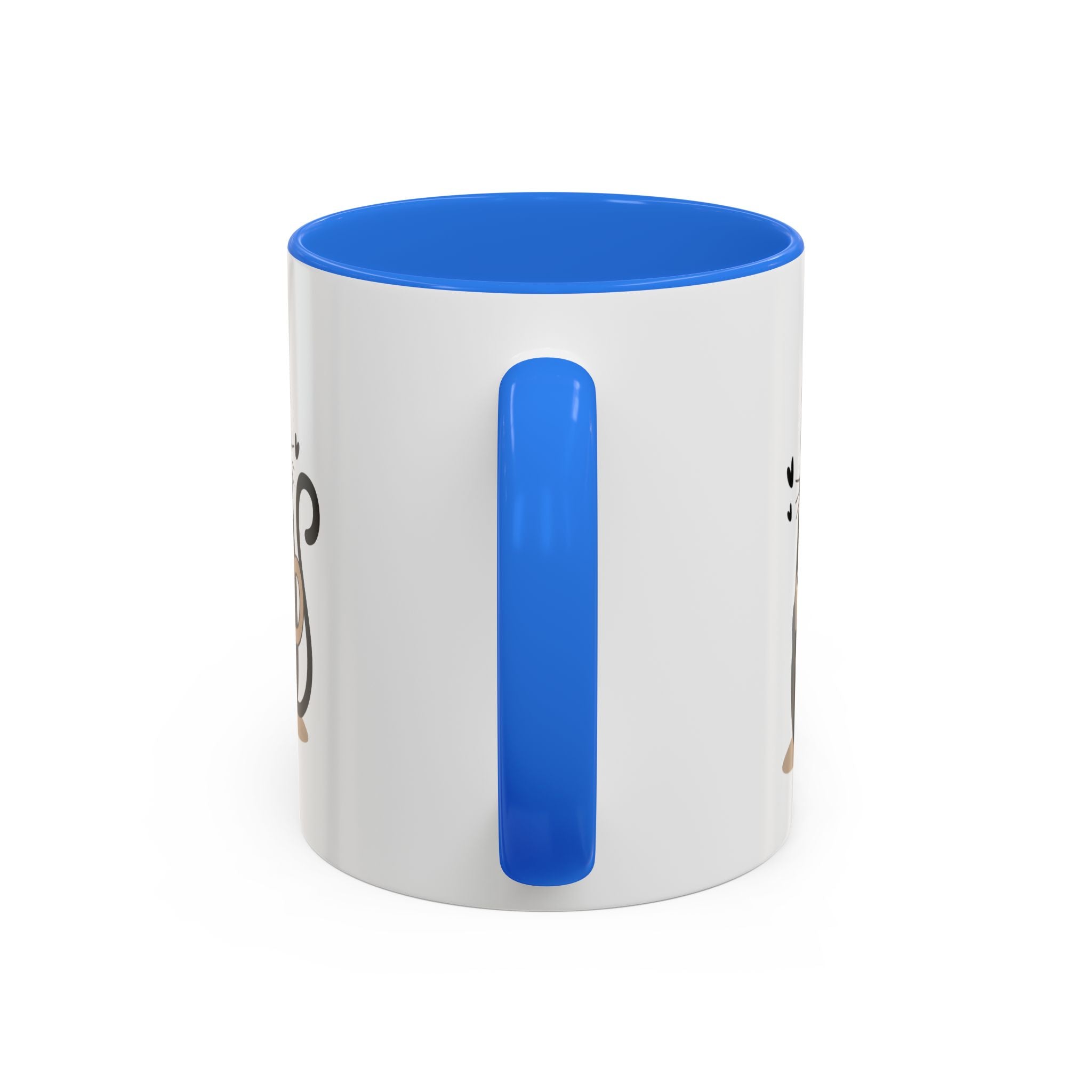 Cat Coffee Mug — Cute Black Cat Holding 'Coffee' Ceramic Mug (11oz & 15oz)