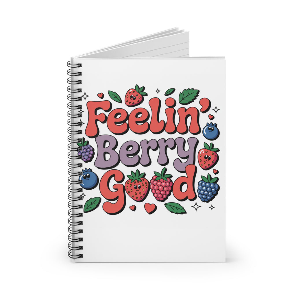 Feelin' Berry Good Spiral Notebook