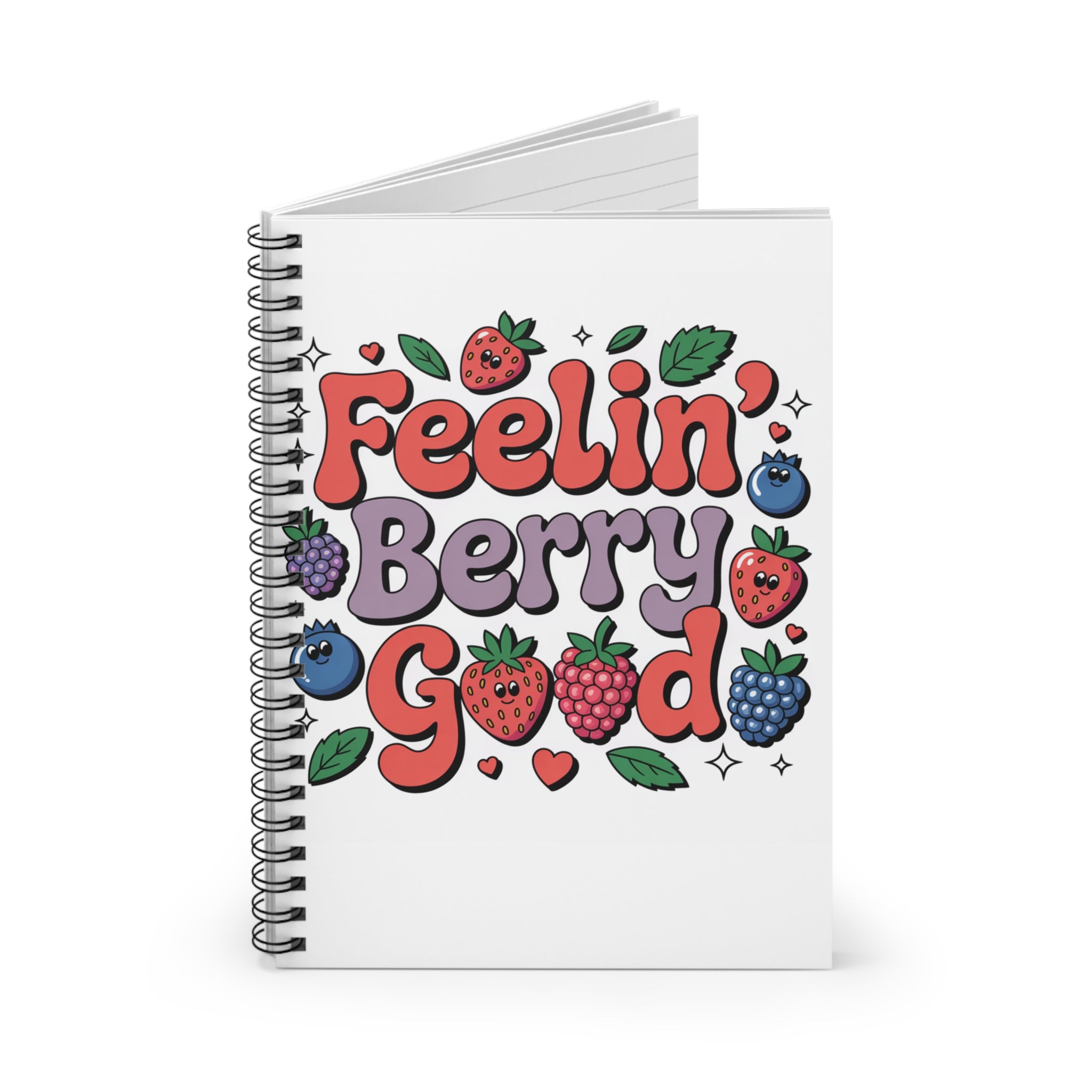 Feelin' Berry Good Spiral Notebook