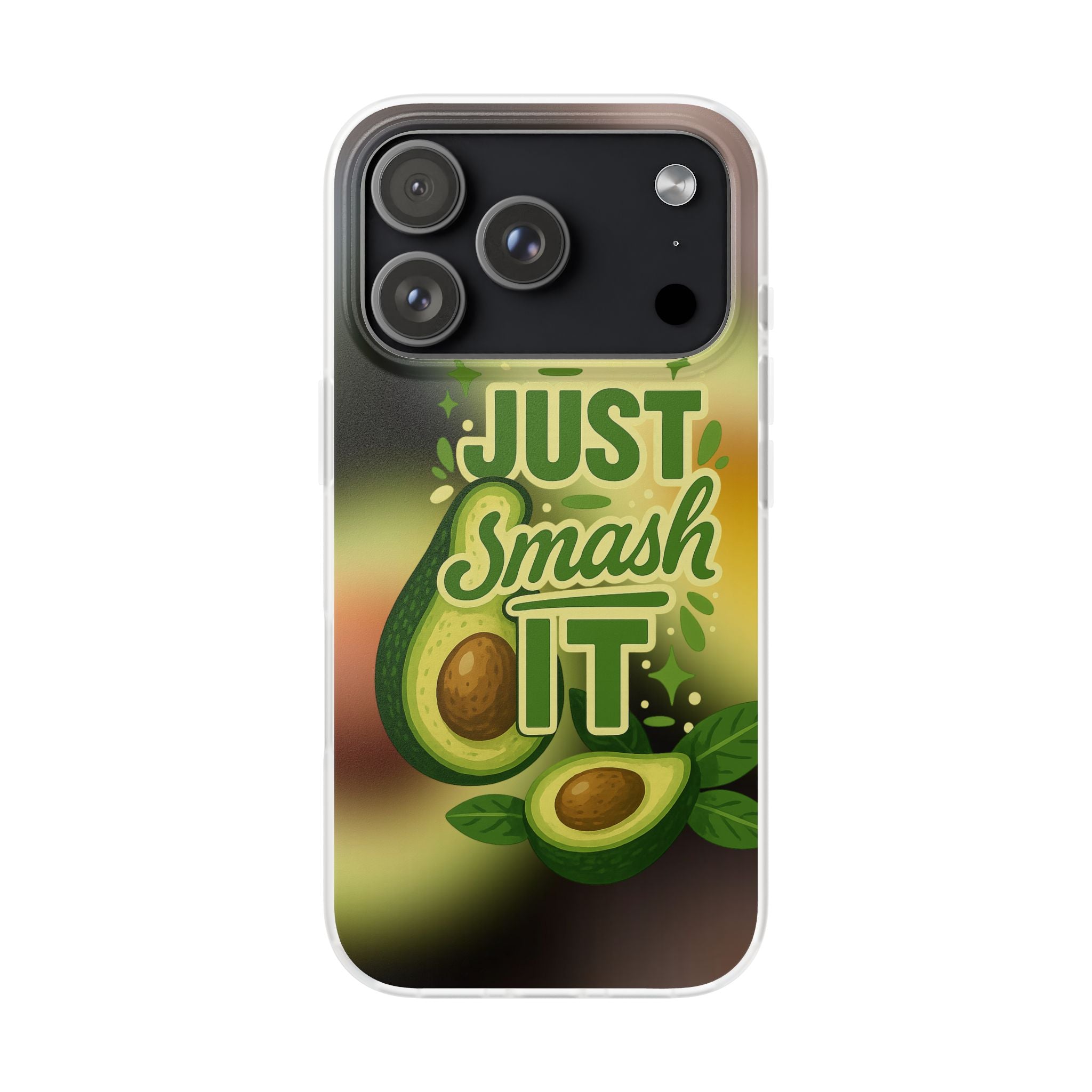 Phone Case - "Just Smash It" Avocado Design