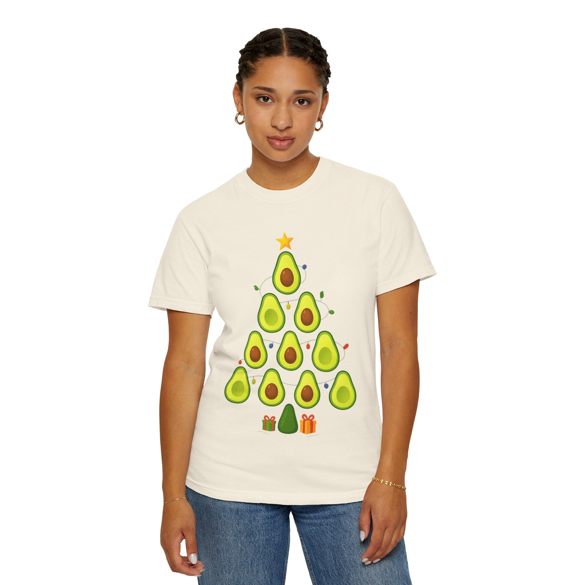 Avocado Christmas Tree T-Shirt — Funny Holiday Avocado Tee