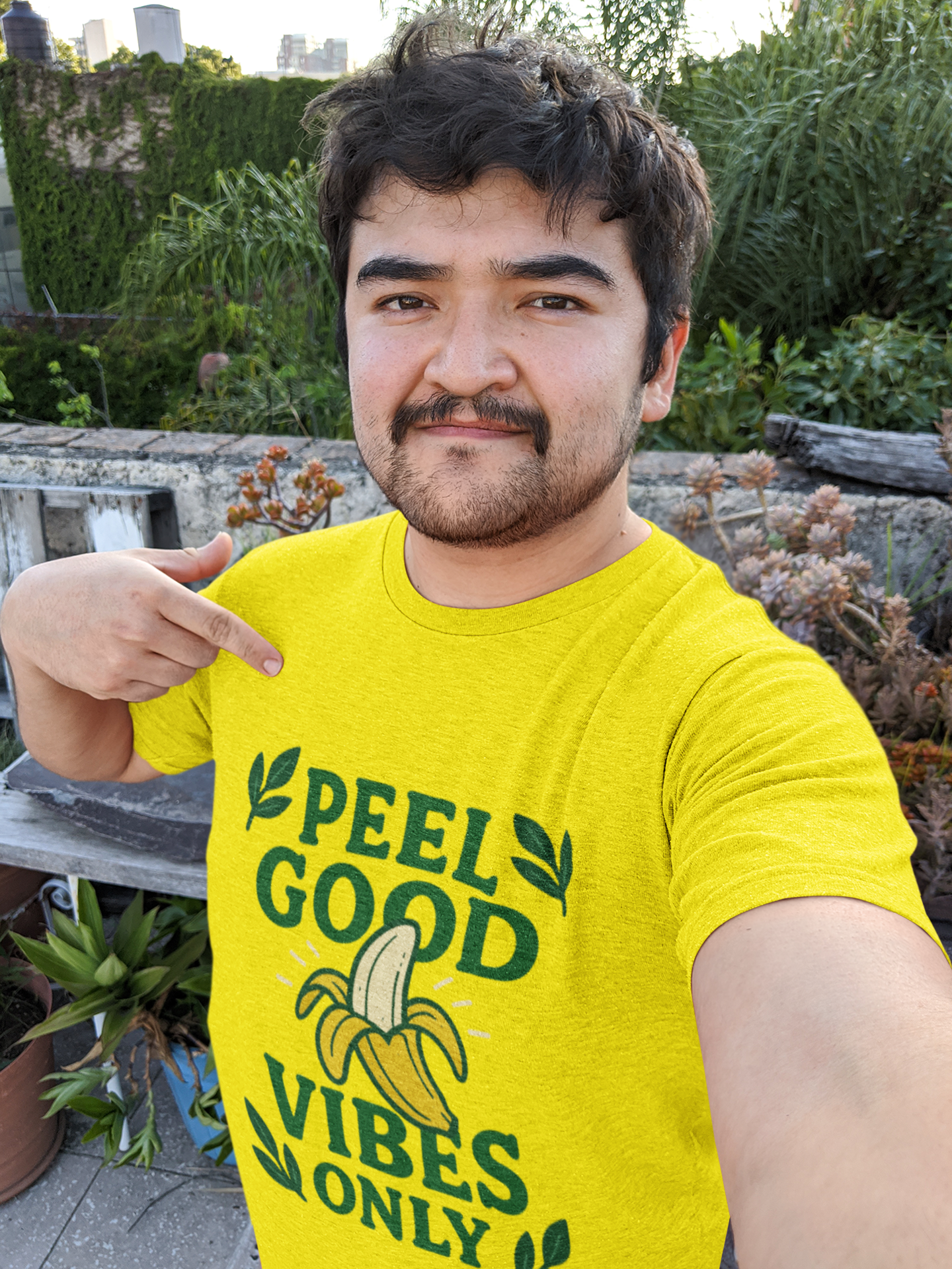 Peel Good Vibes Only Tee, Fun Casual T-Shirt, Summer Vibes Shirt, Gift for Banana Lovers, Cute Graphic Tee