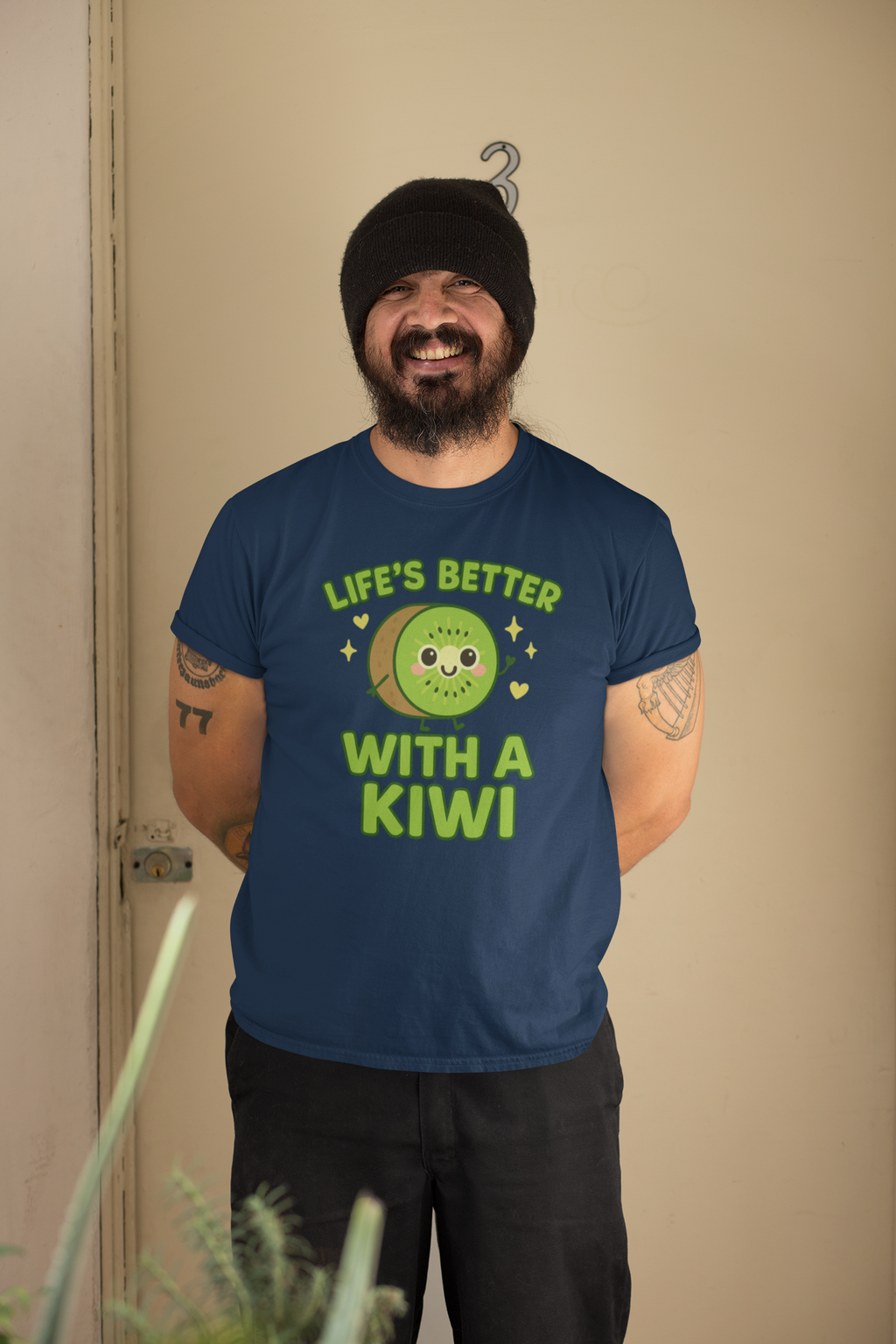 Playful Kiwi Tee - Life's Better with a Kiwi, Fun T-Shirt, Unisex Cotton Shirt, Gift for Fruit Lovers, Cute Apparel